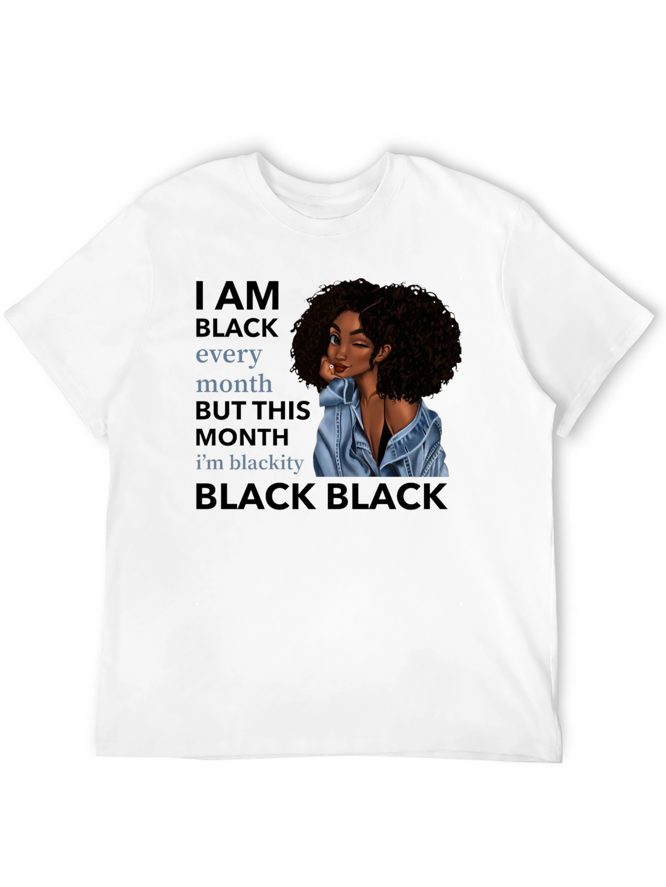 Black Pride Graphic T-Shirt - I AM BLACK