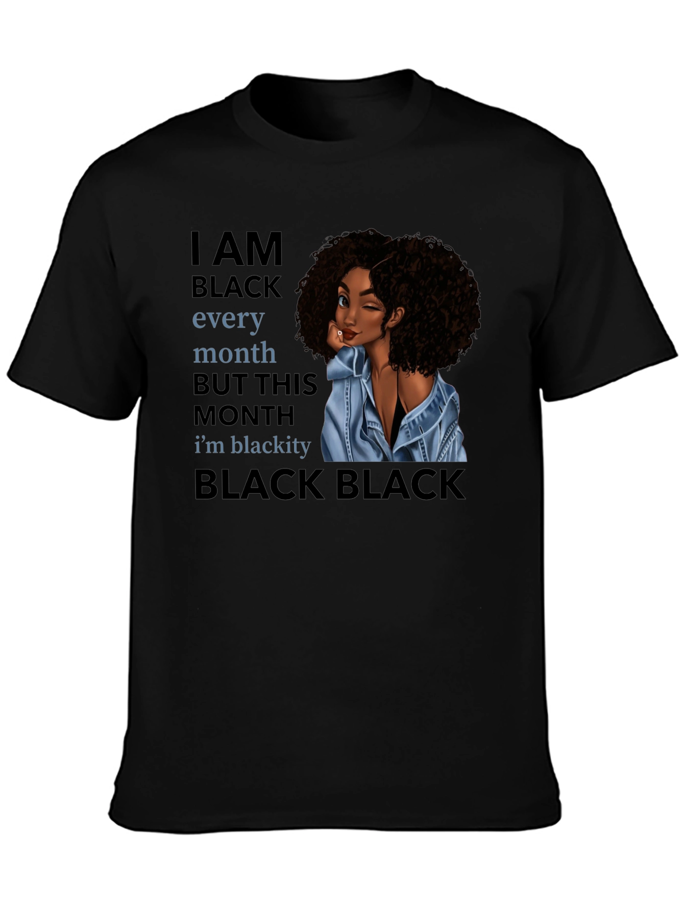 Black Pride Graphic T-Shirt - I AM BLACK