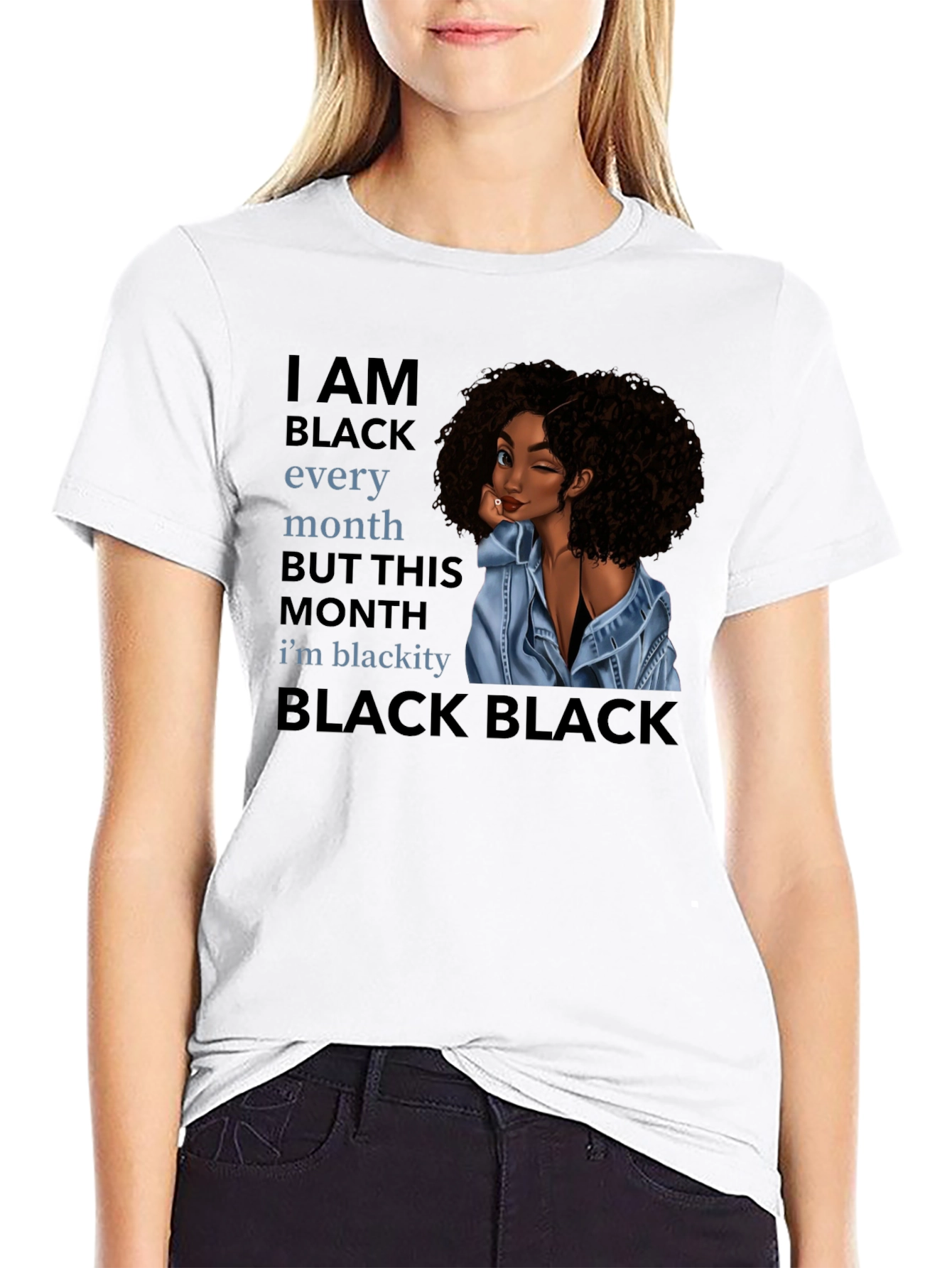 Black Pride Graphic T-Shirt - I AM BLACK