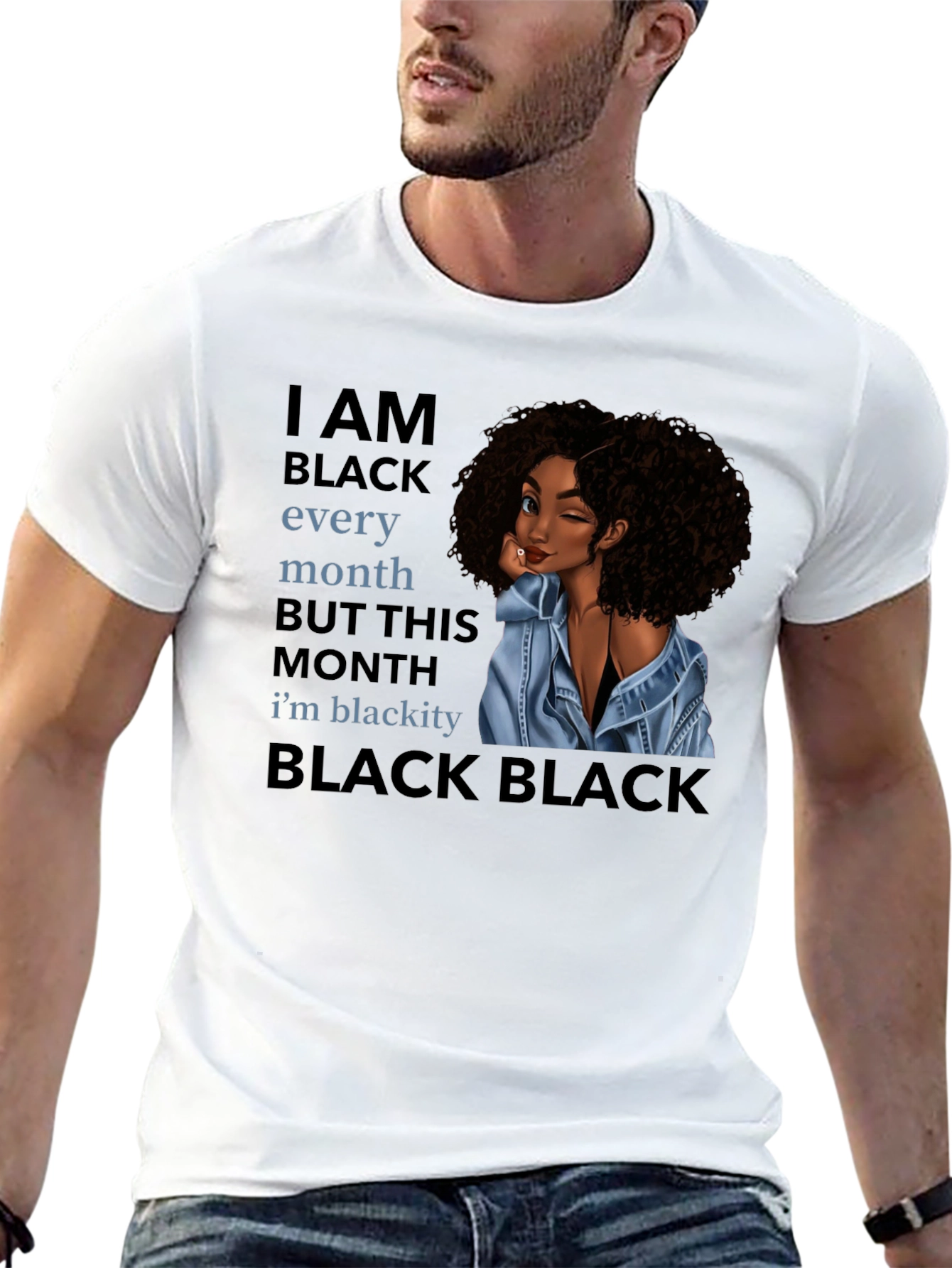 Black Pride Graphic T-Shirt - I AM BLACK
