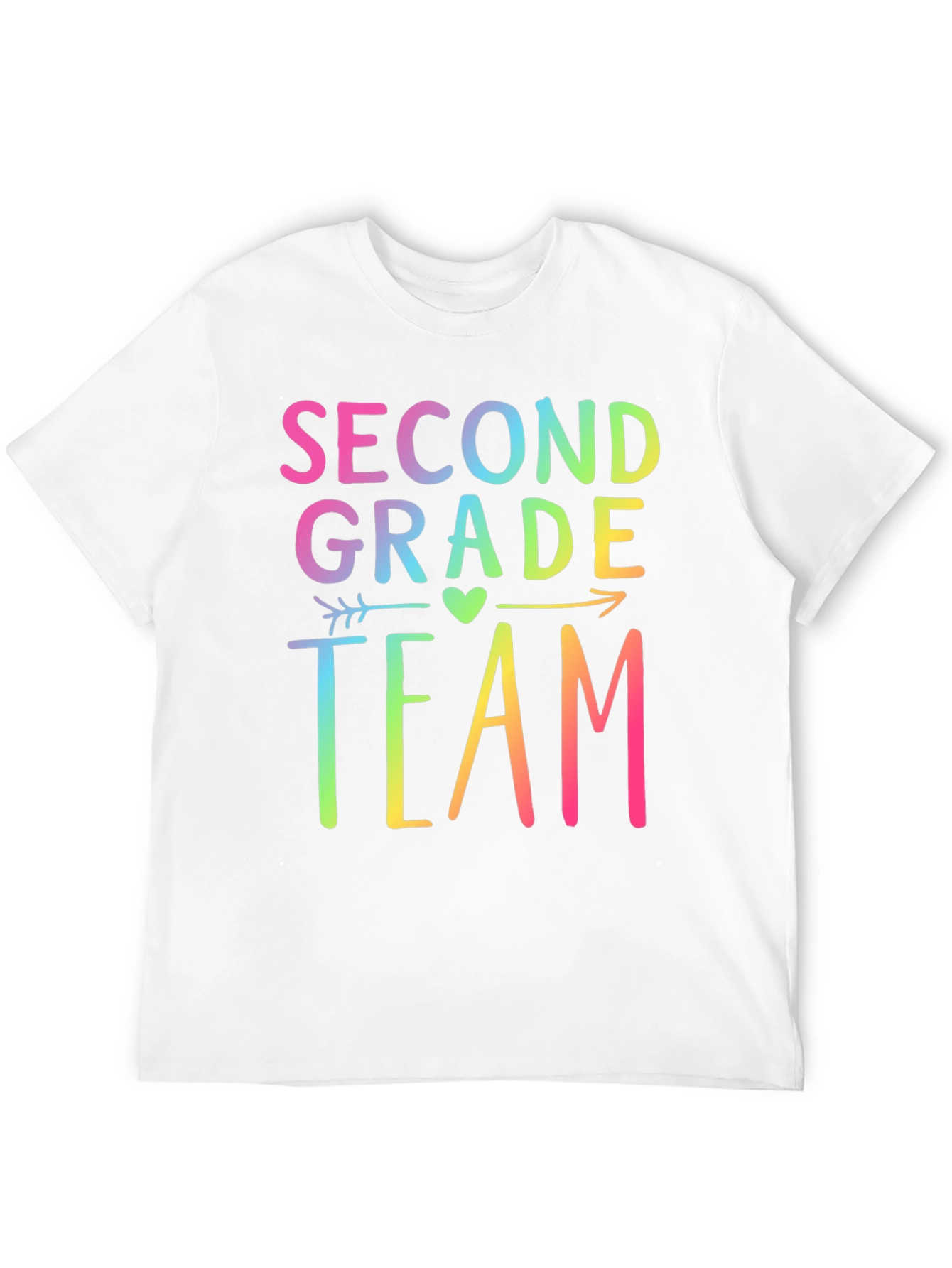 Second Grade Team Rainbow T-Shirt