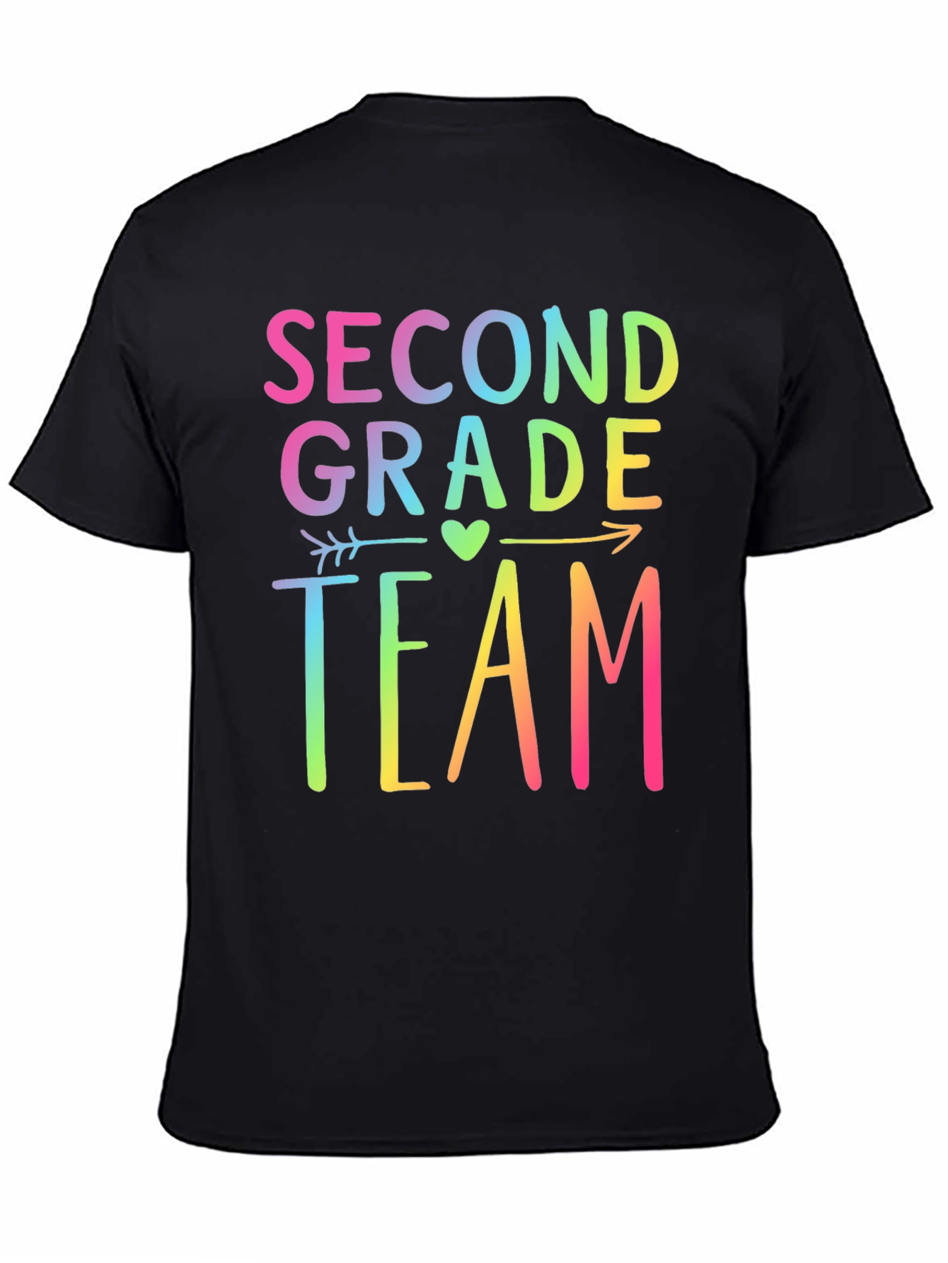Second Grade Team Rainbow T-Shirt