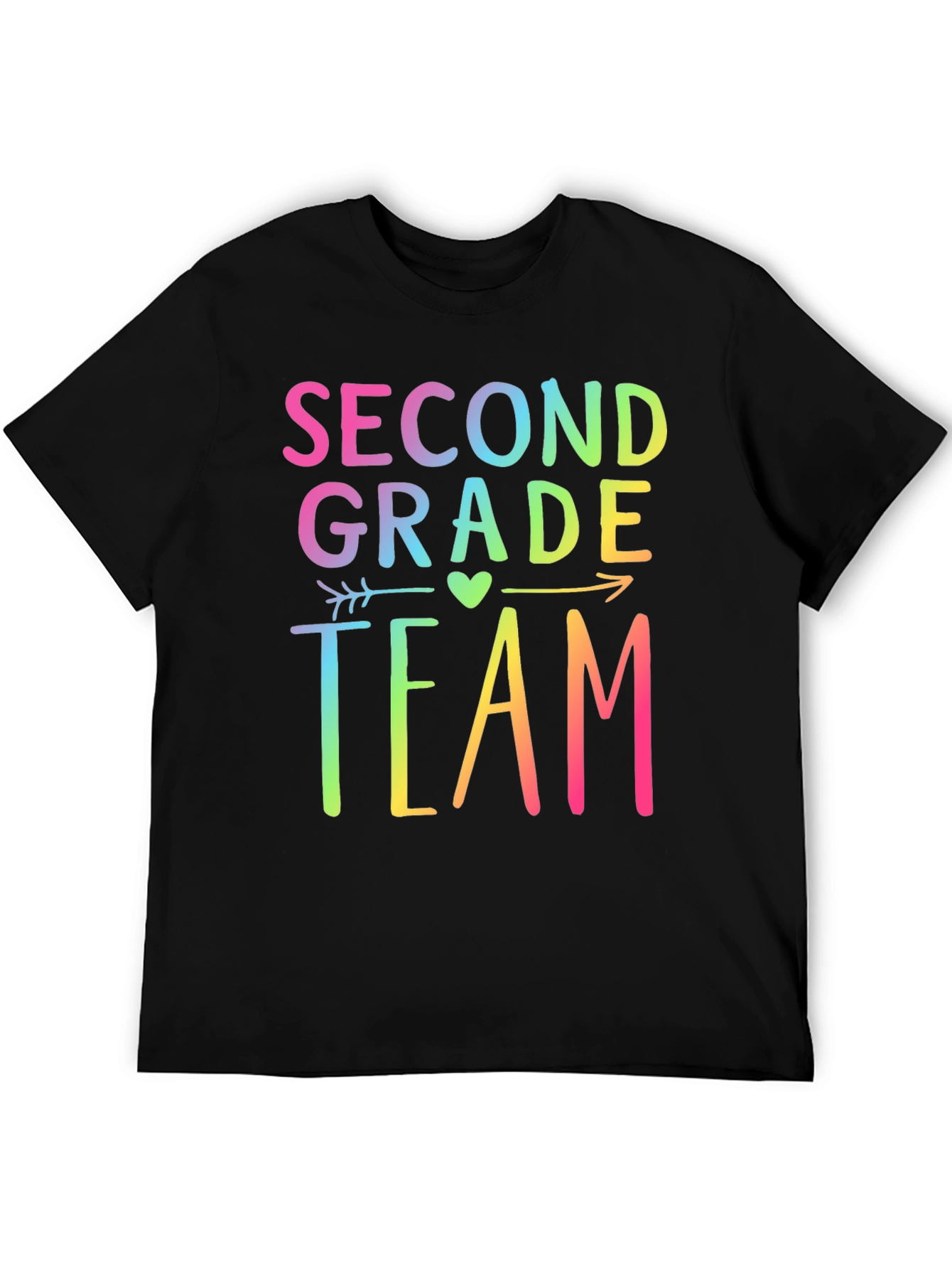 Second Grade Team Rainbow T-Shirt