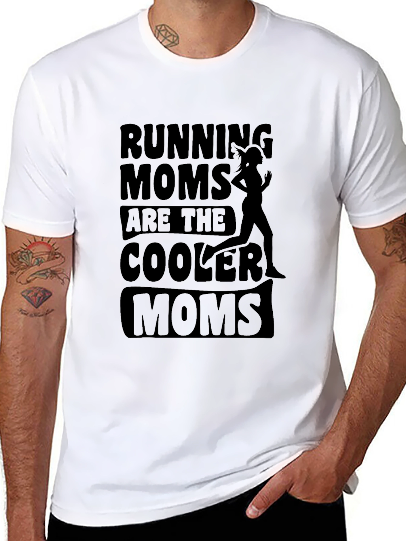 Running Moms T-Shirt - Cool Moms Tee