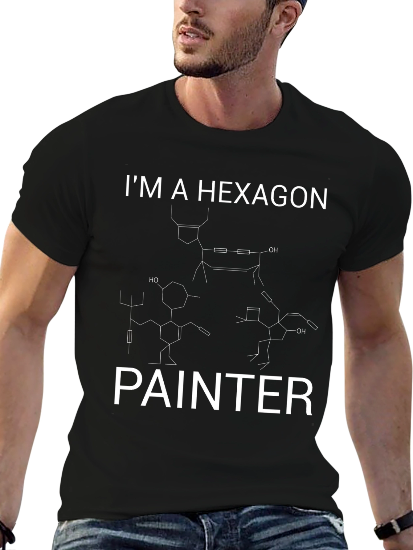 Im a Hexagon Painter Graphic Tee