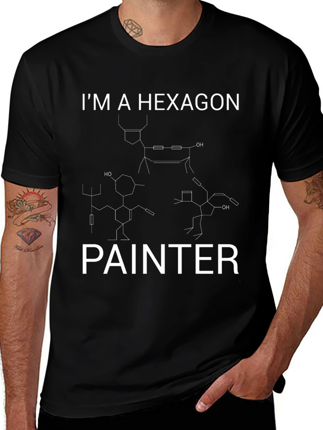 Im a Hexagon Painter Graphic Tee