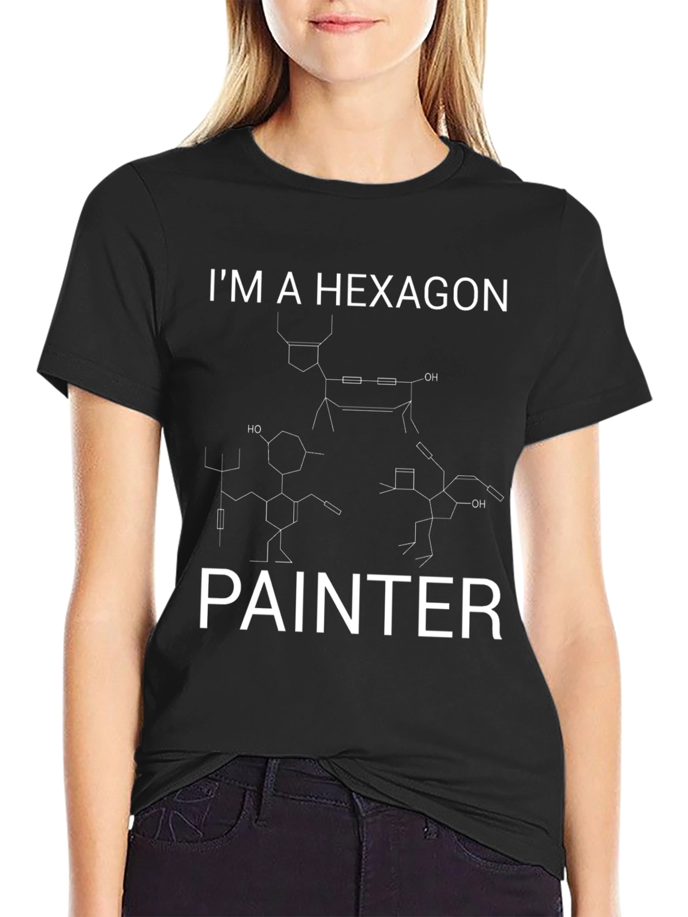 Im a Hexagon Painter Graphic Tee