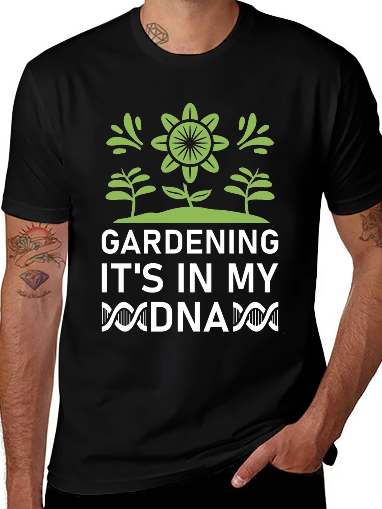 Gardening DNA Graphic T-Shirt