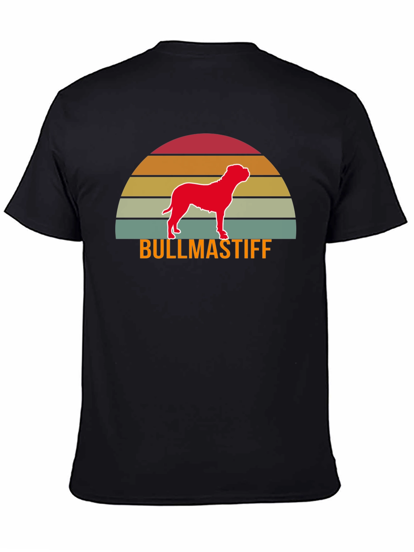 Bullmastiff Sunset Graphic Tee