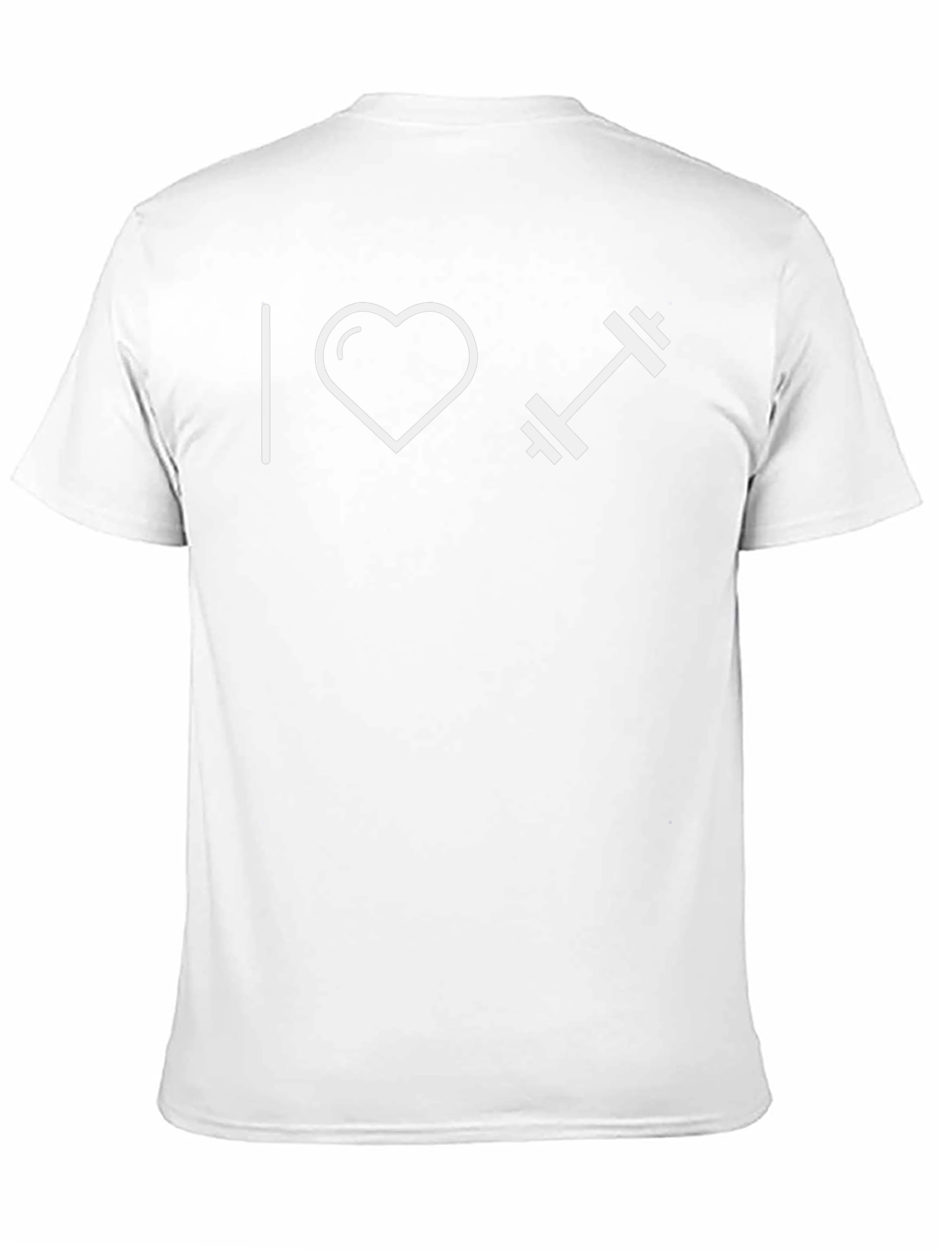 I Love Lifting Weights T-Shirt - Black