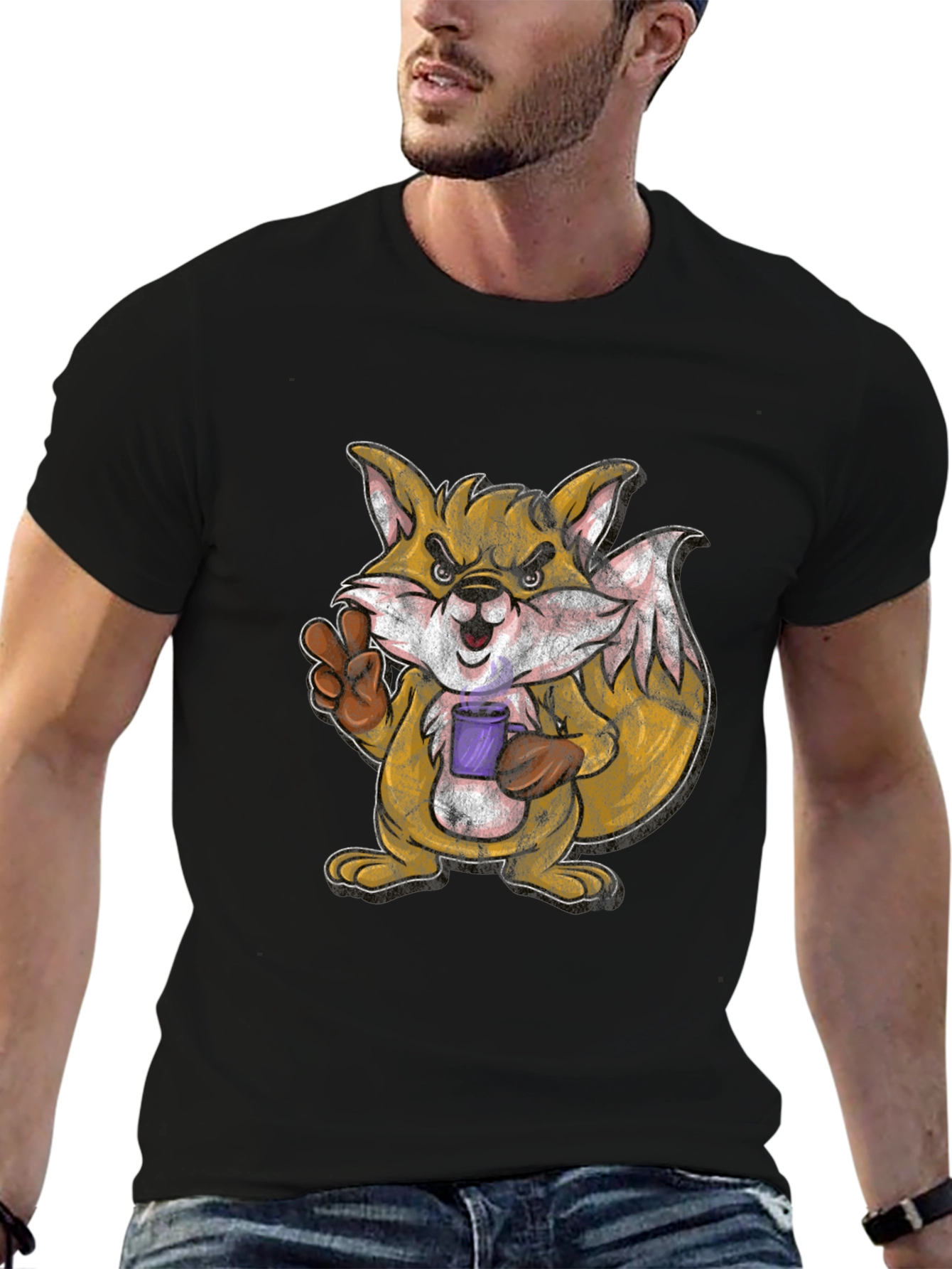 Cool Fox Coffee T-Shirt