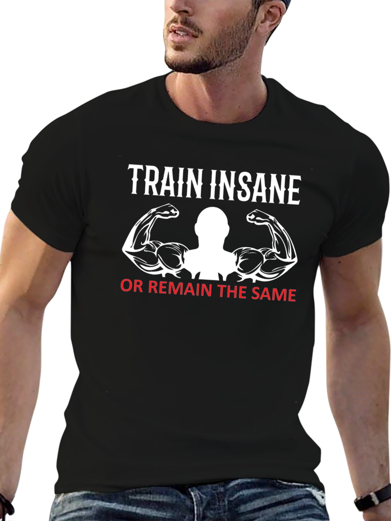 Train Insane T-Shirt Fitness Motivation
