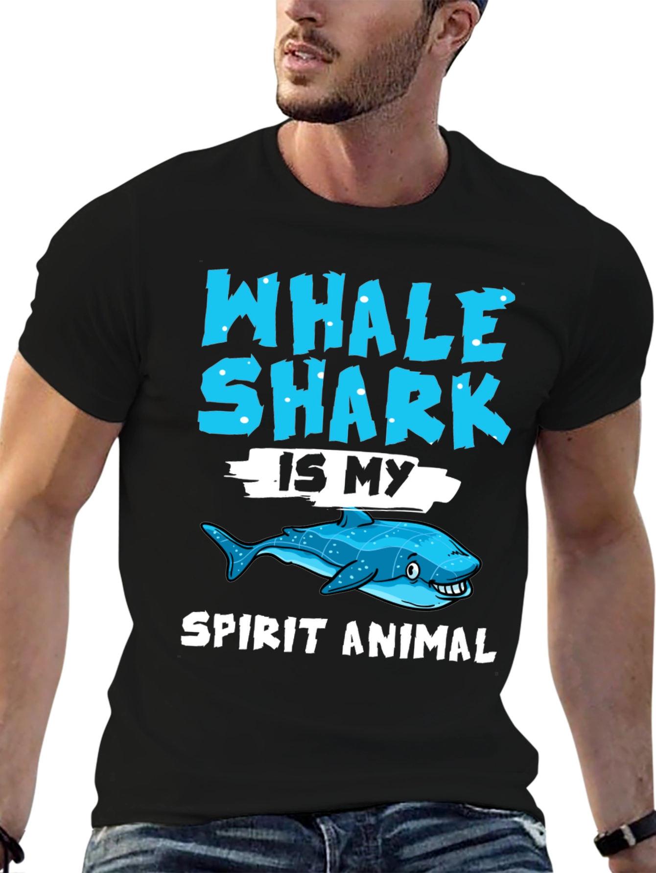 Whale Shark Spirit Animal Graphic Tee