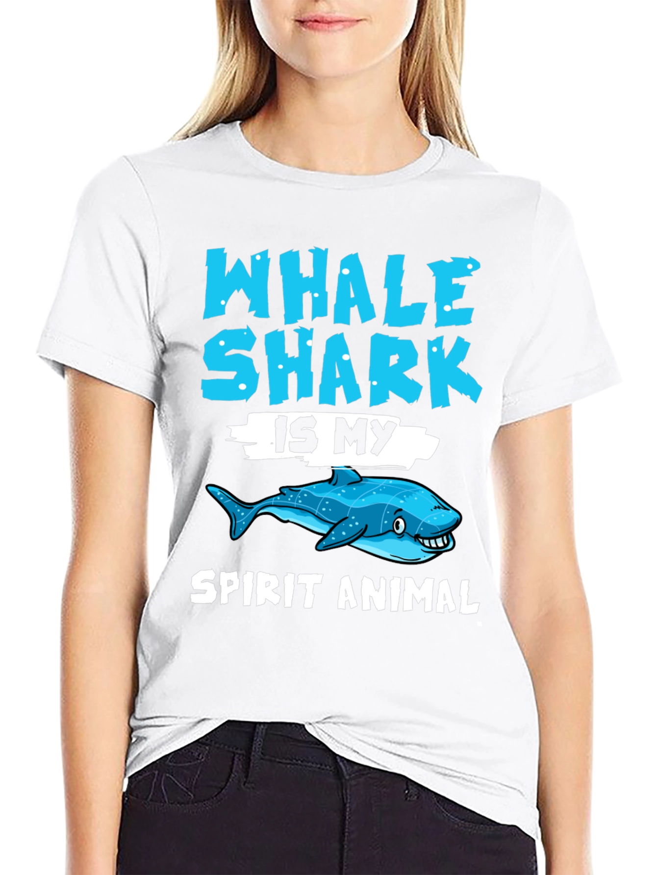 Whale Shark Spirit Animal Graphic Tee