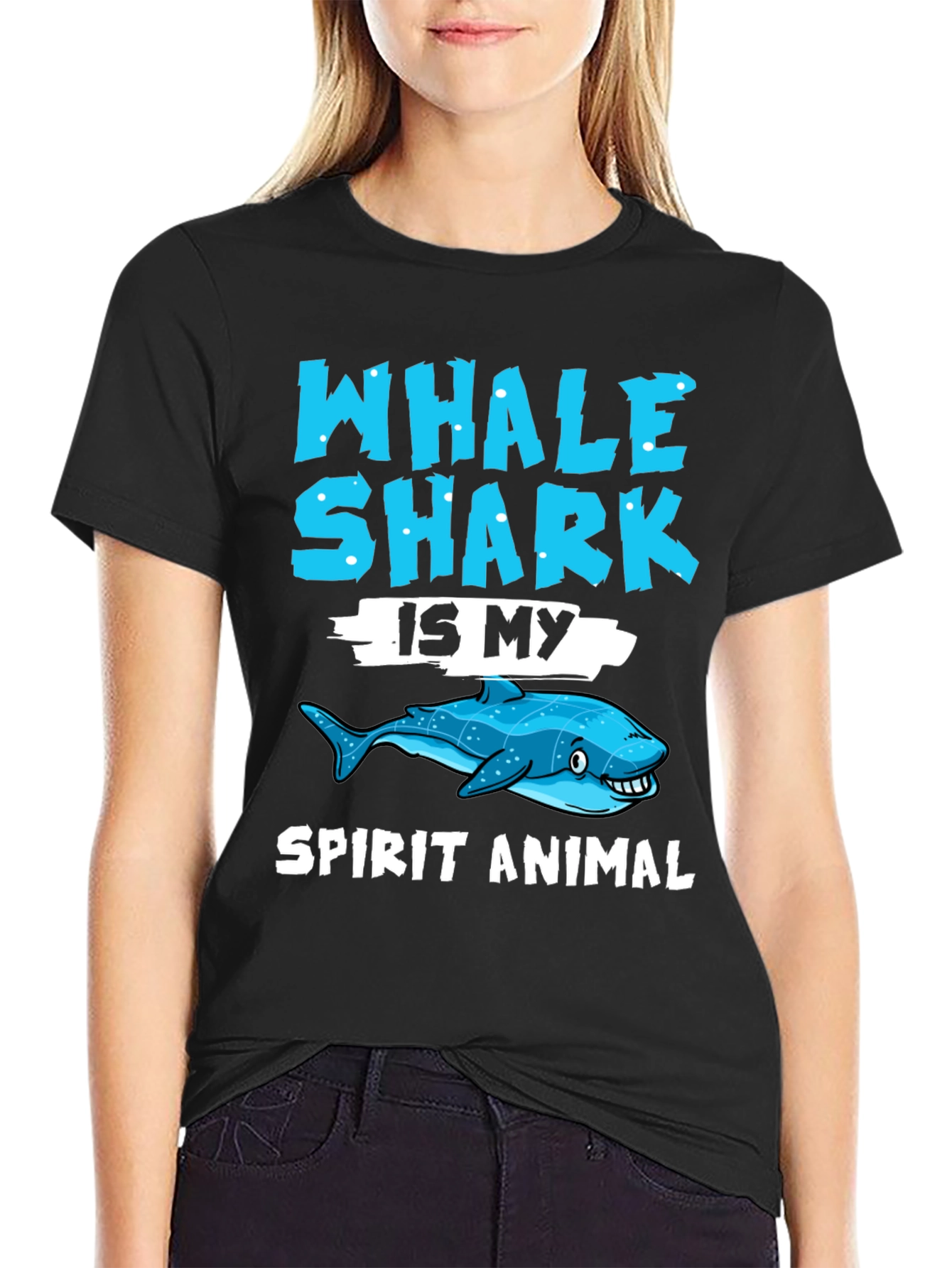 Whale Shark Spirit Animal Graphic Tee