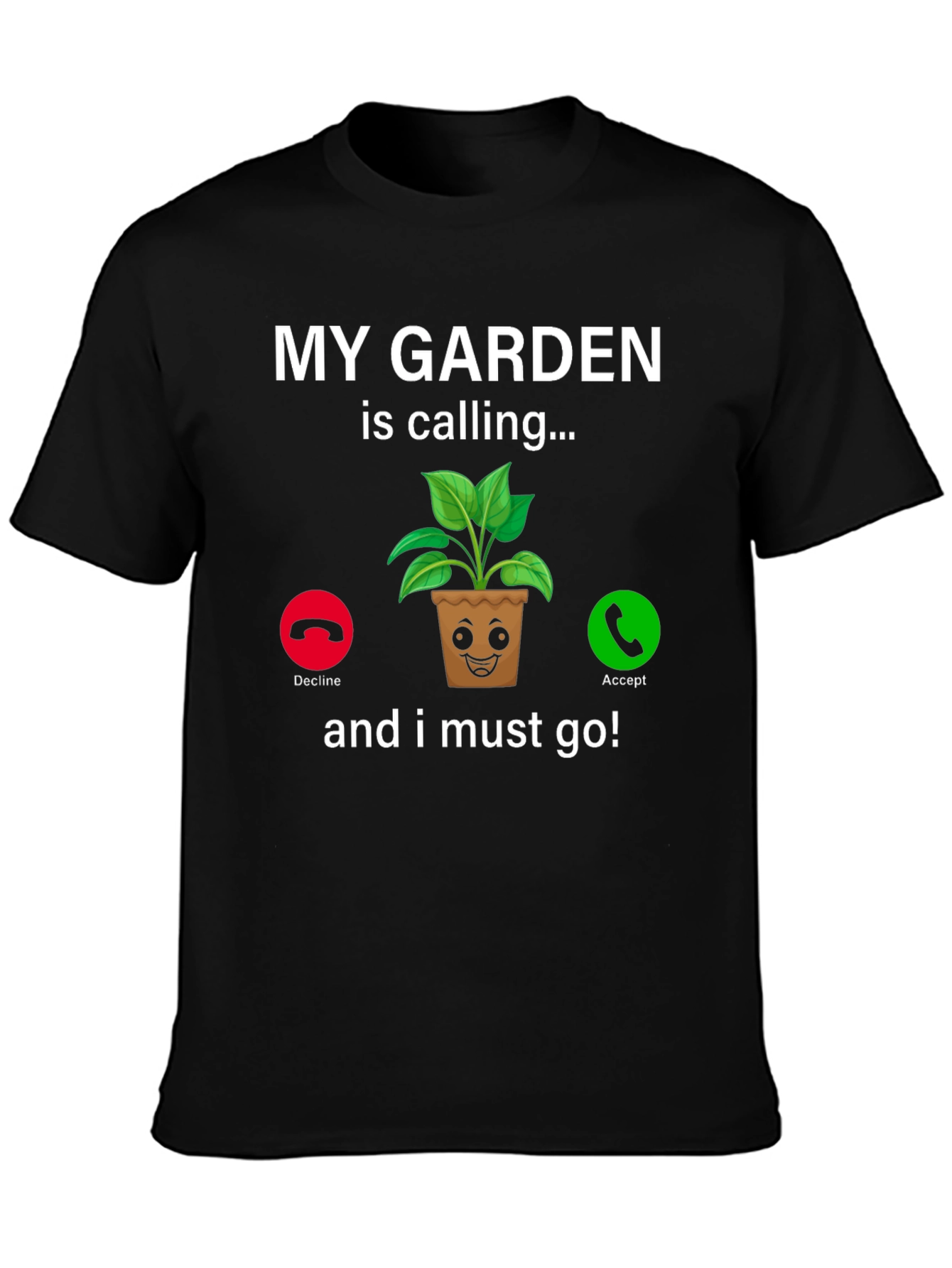 My Garden Is Calling T-Shirt Funny Gardener Tee