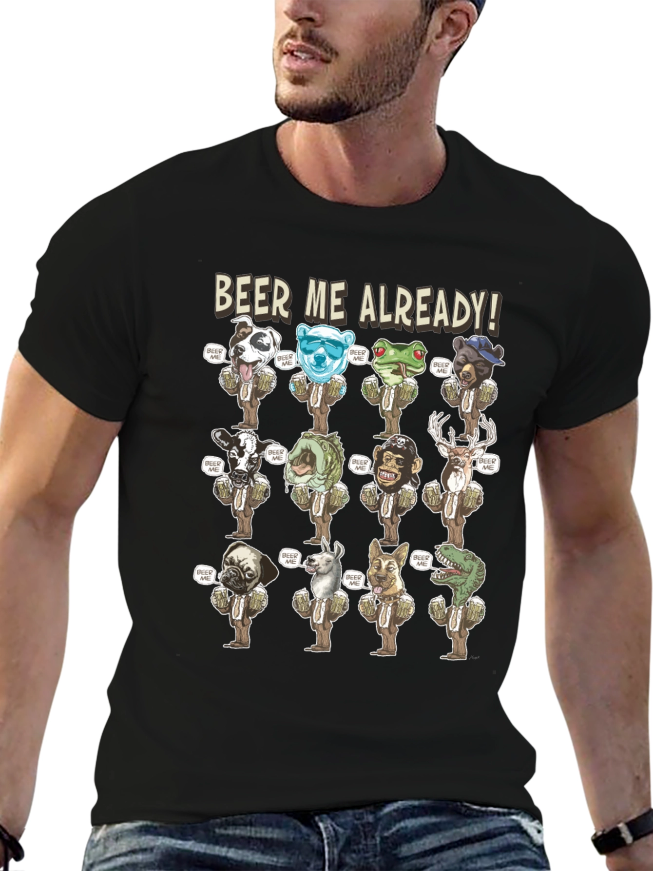 Beer Me Already Graphic T-Shirt