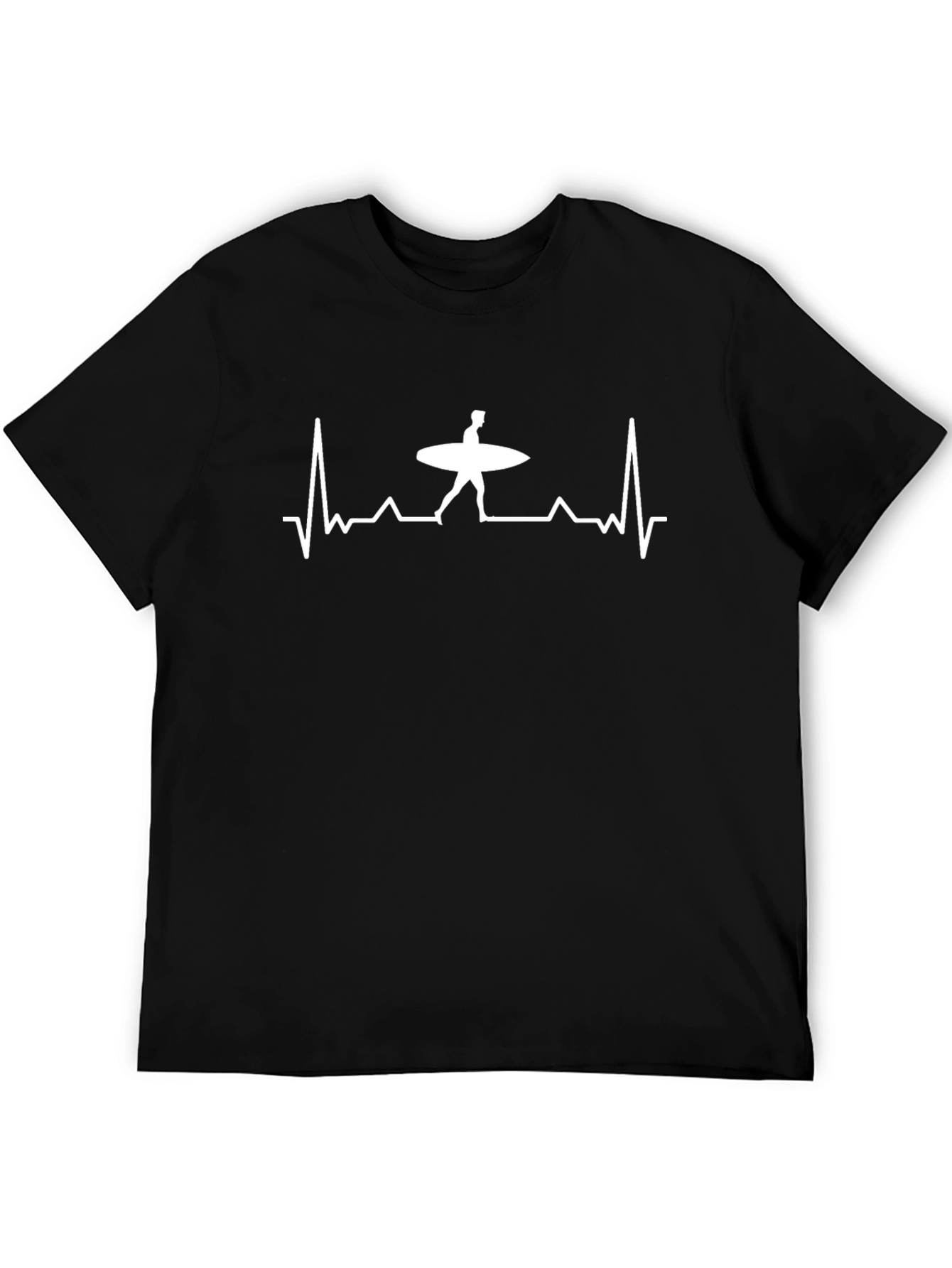 Surfer Heartbeat Graphic Tee