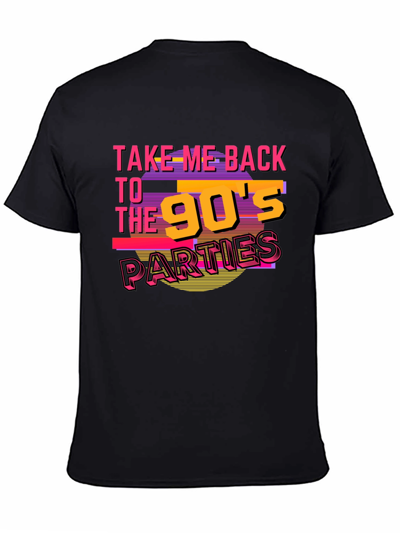 Take Me Back To The 90s Black Graphic Tee