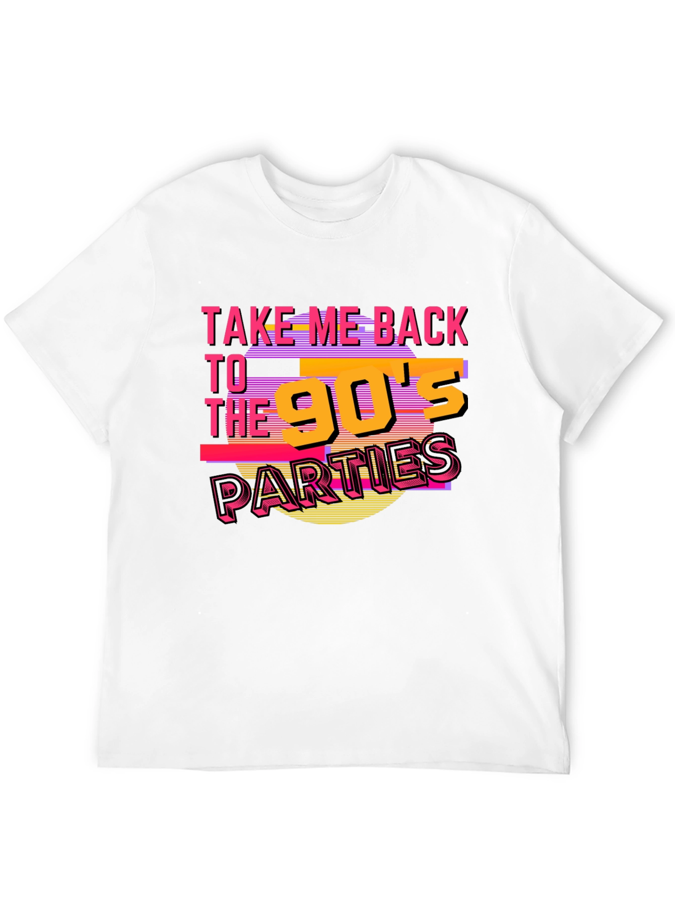 Take Me Back To The 90s Black Graphic Tee