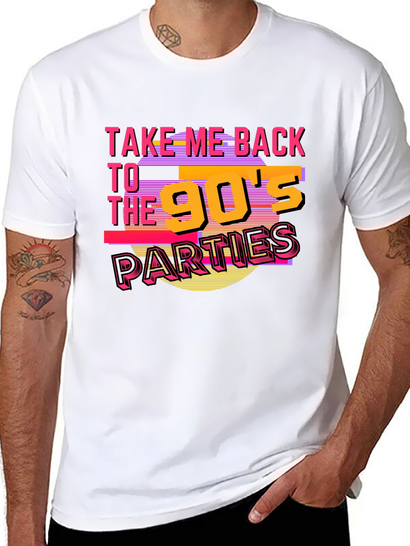 Take Me Back To The 90s Black Graphic Tee
