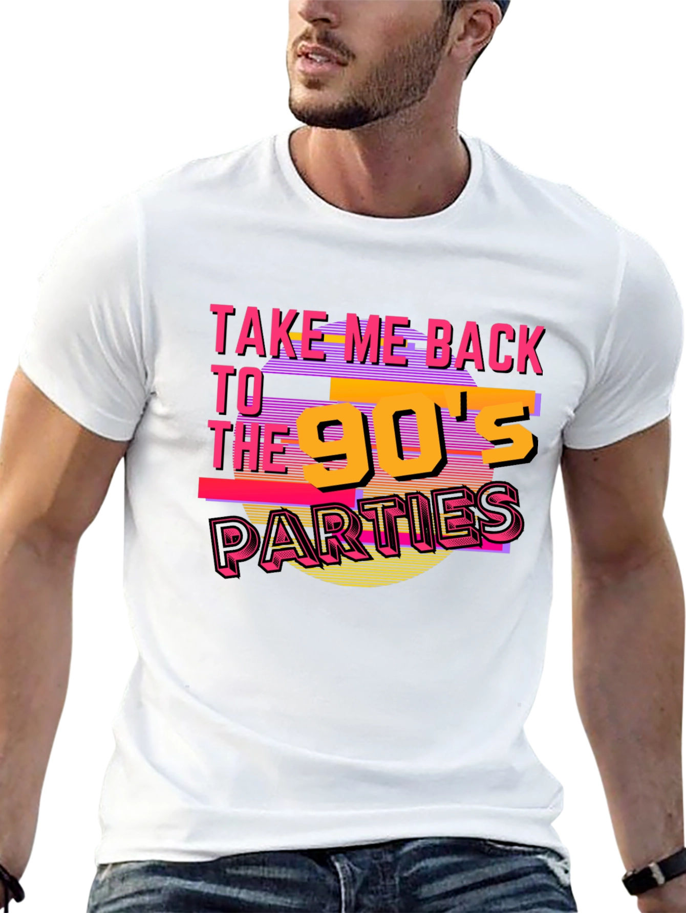 Take Me Back To The 90s Black Graphic Tee