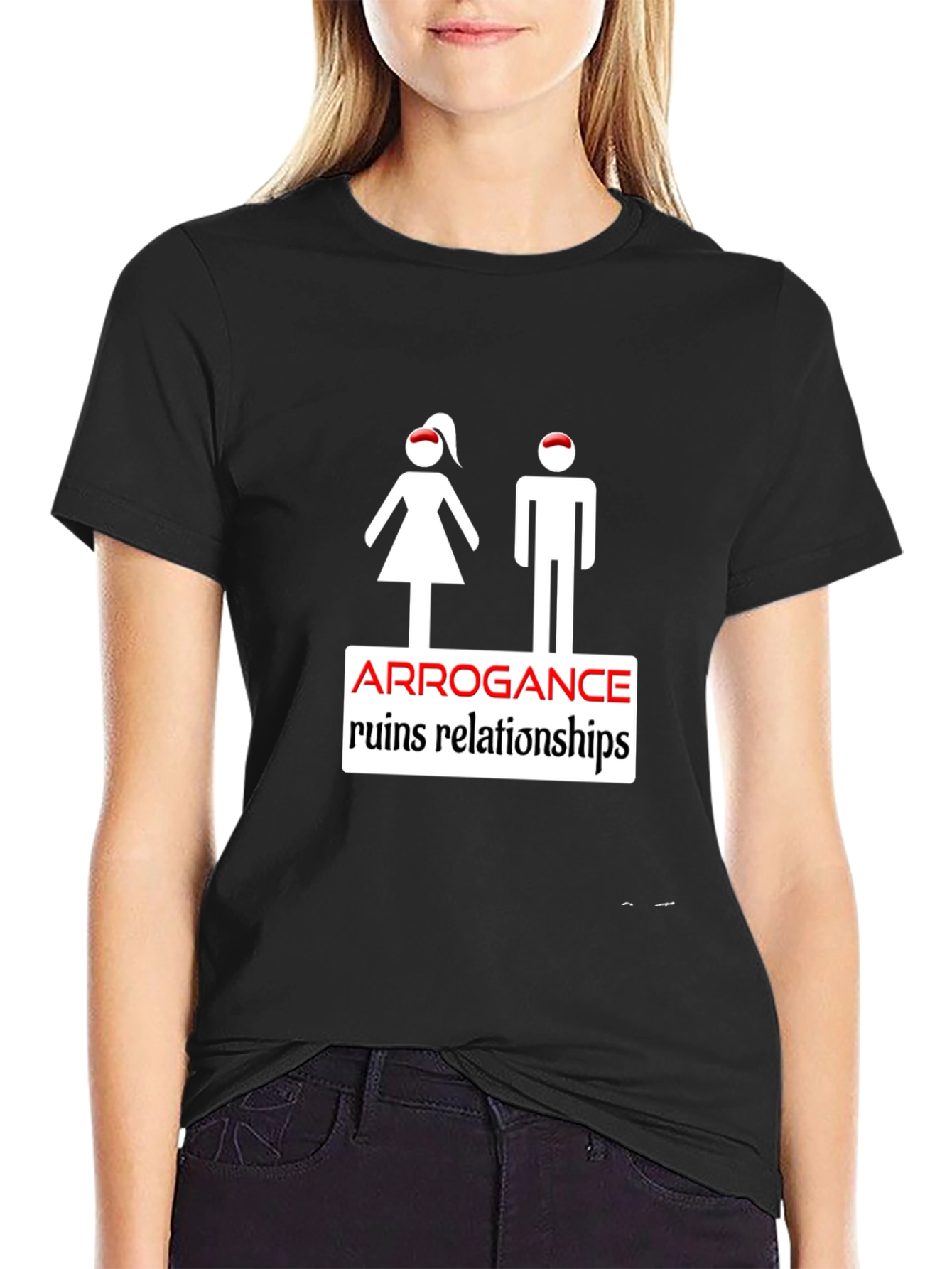 Arrogance Ruins Relationships Graphic T-Shirt