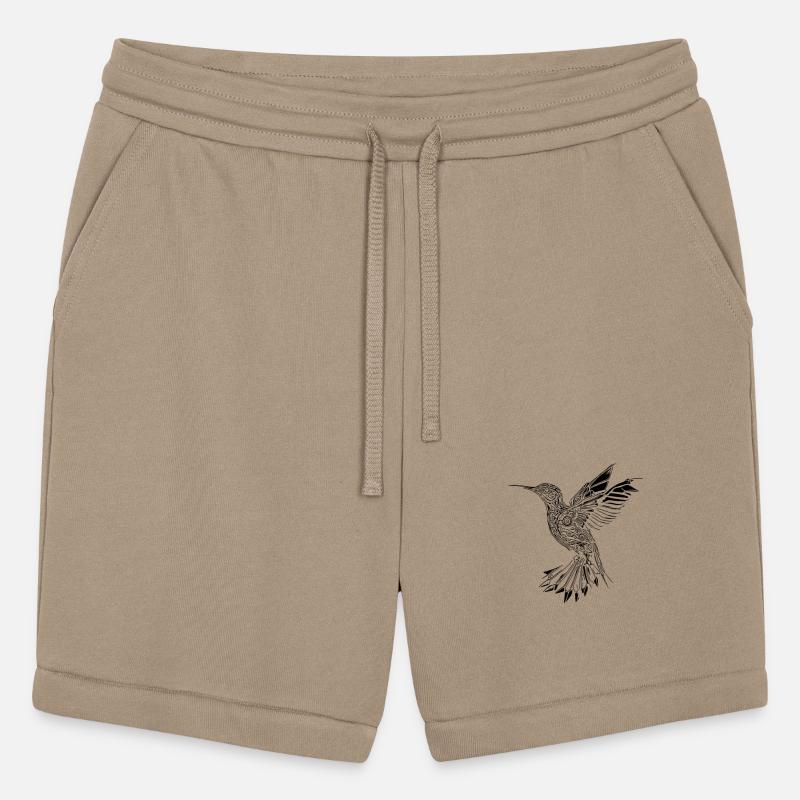 Geometric Hummingbird In Flight