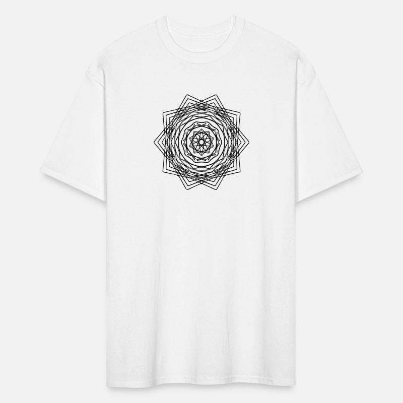 Geometric Square Mandala Square Shape
