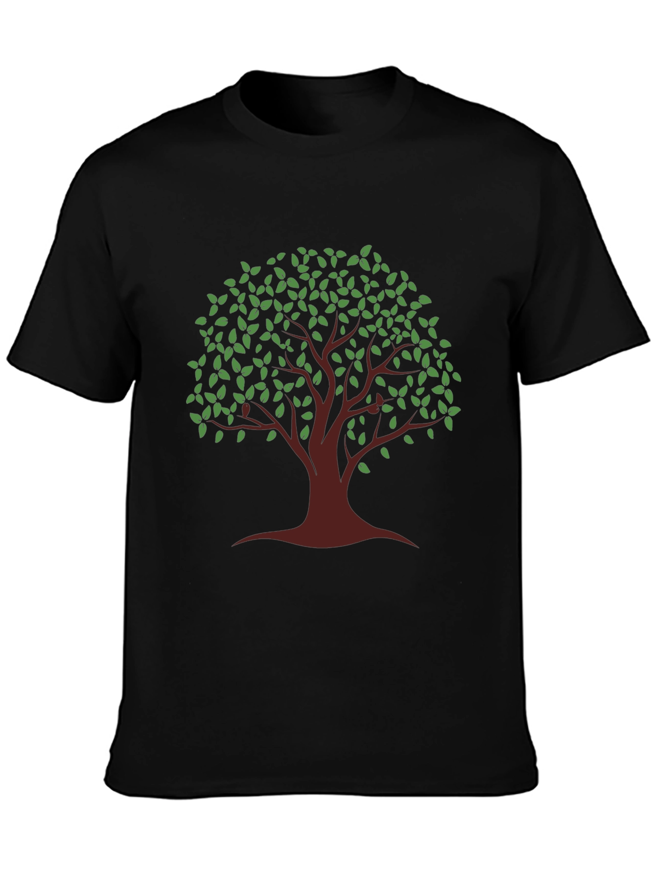 Tree Graphic Black T-Shirt - Nature Lovers Tee