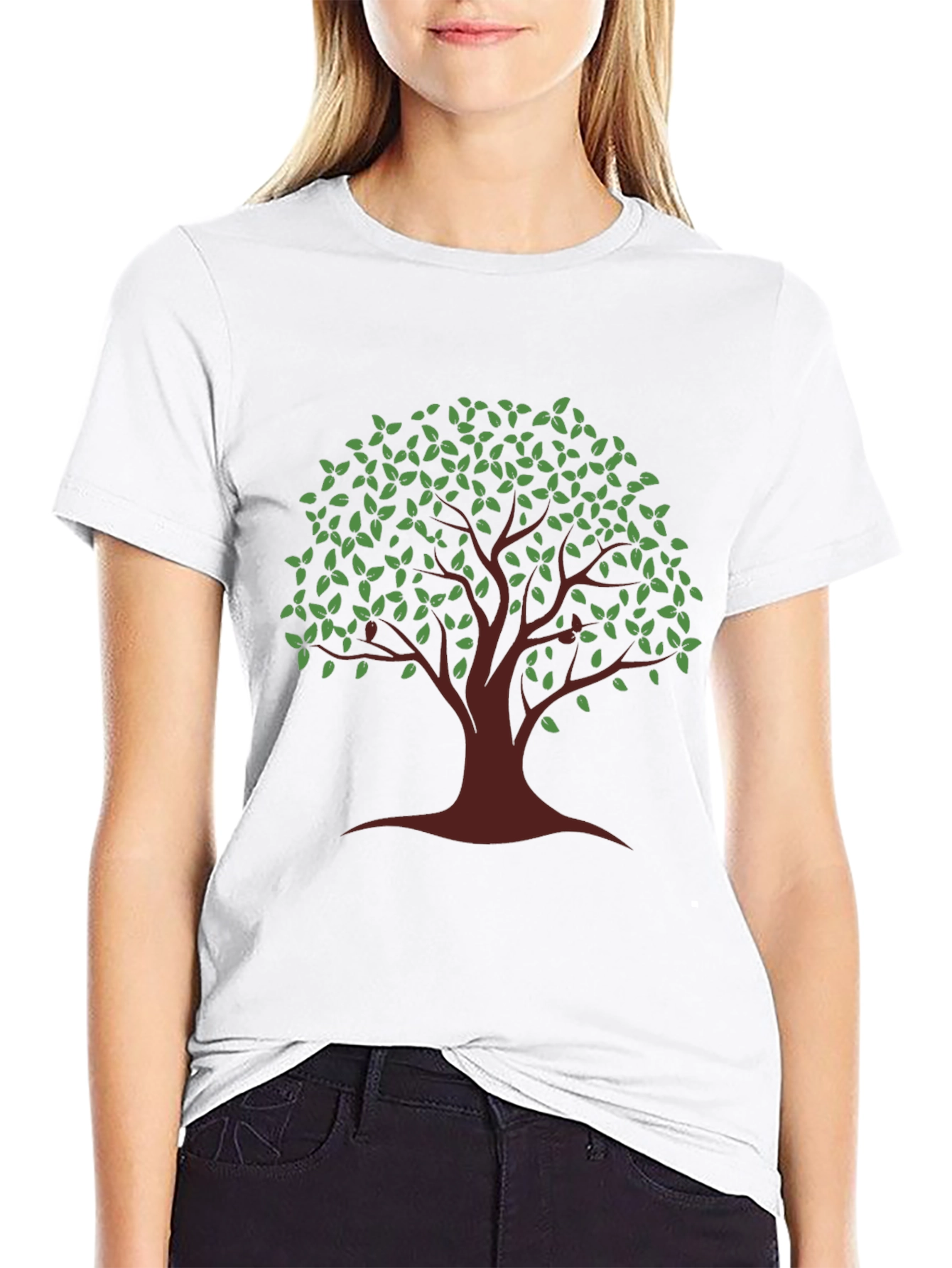Tree Graphic Black T-Shirt - Nature Lovers Tee
