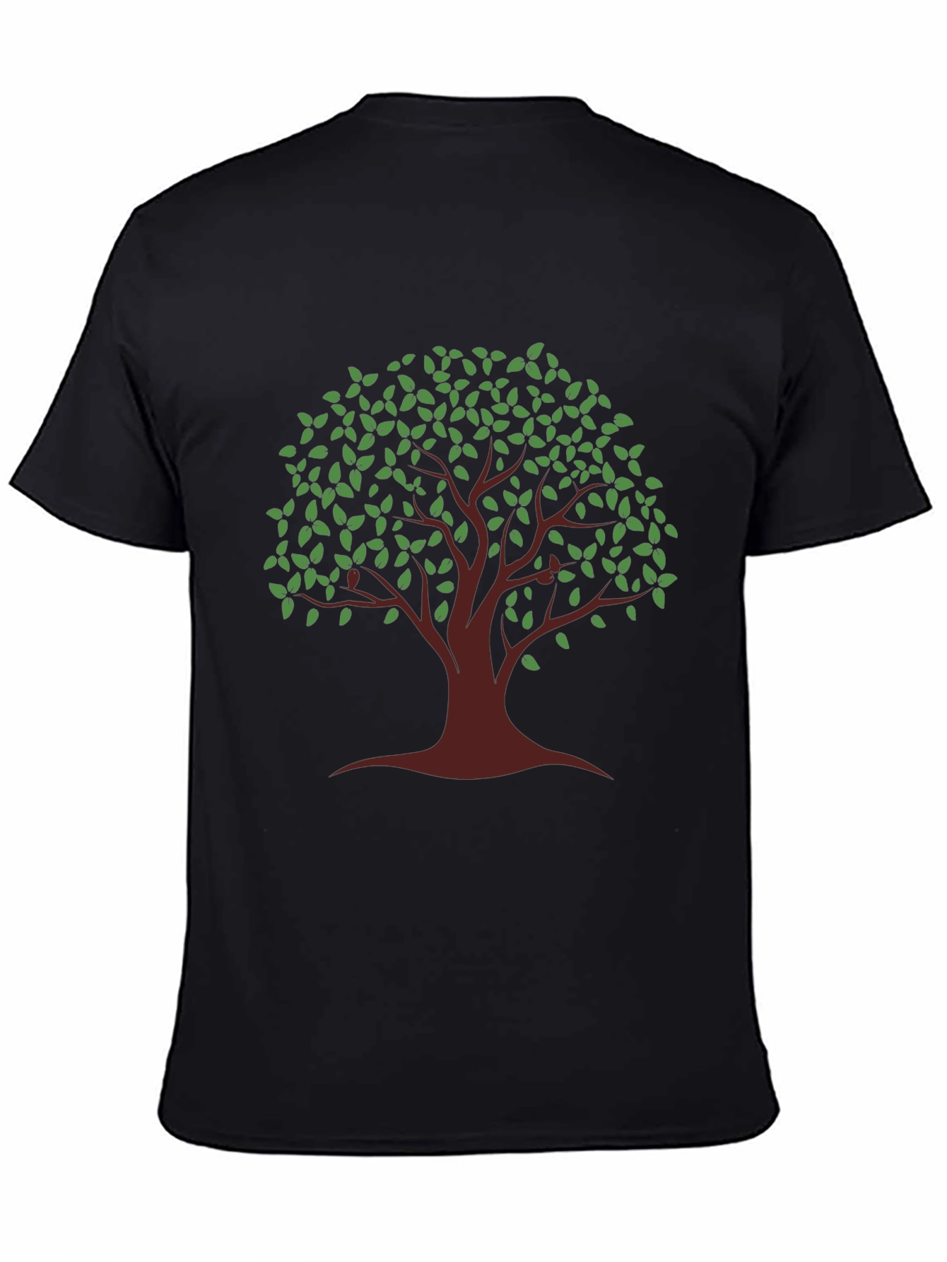 Tree Graphic Black T-Shirt - Nature Lovers Tee