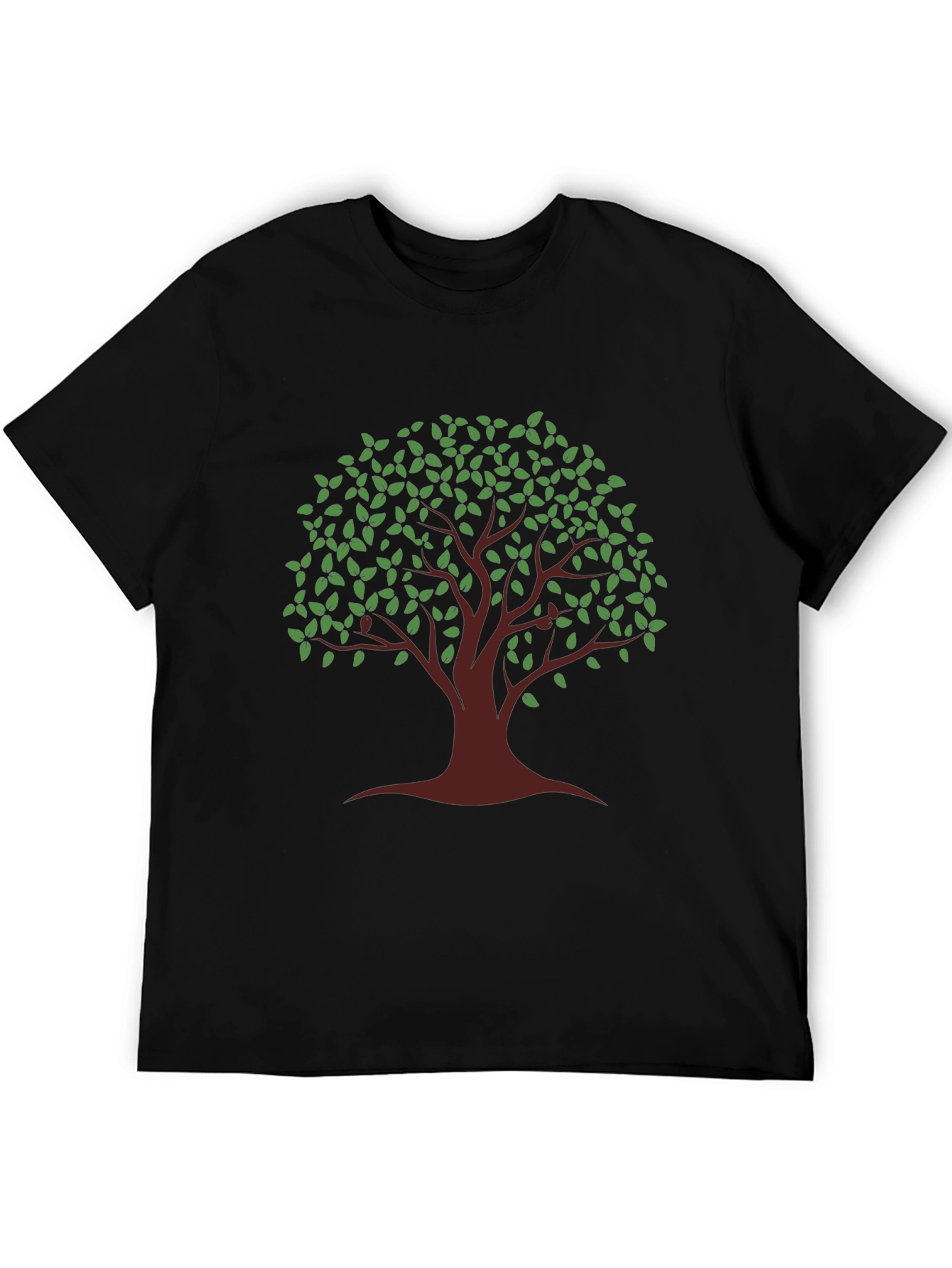 Tree Graphic Black T-Shirt - Nature Lovers Tee