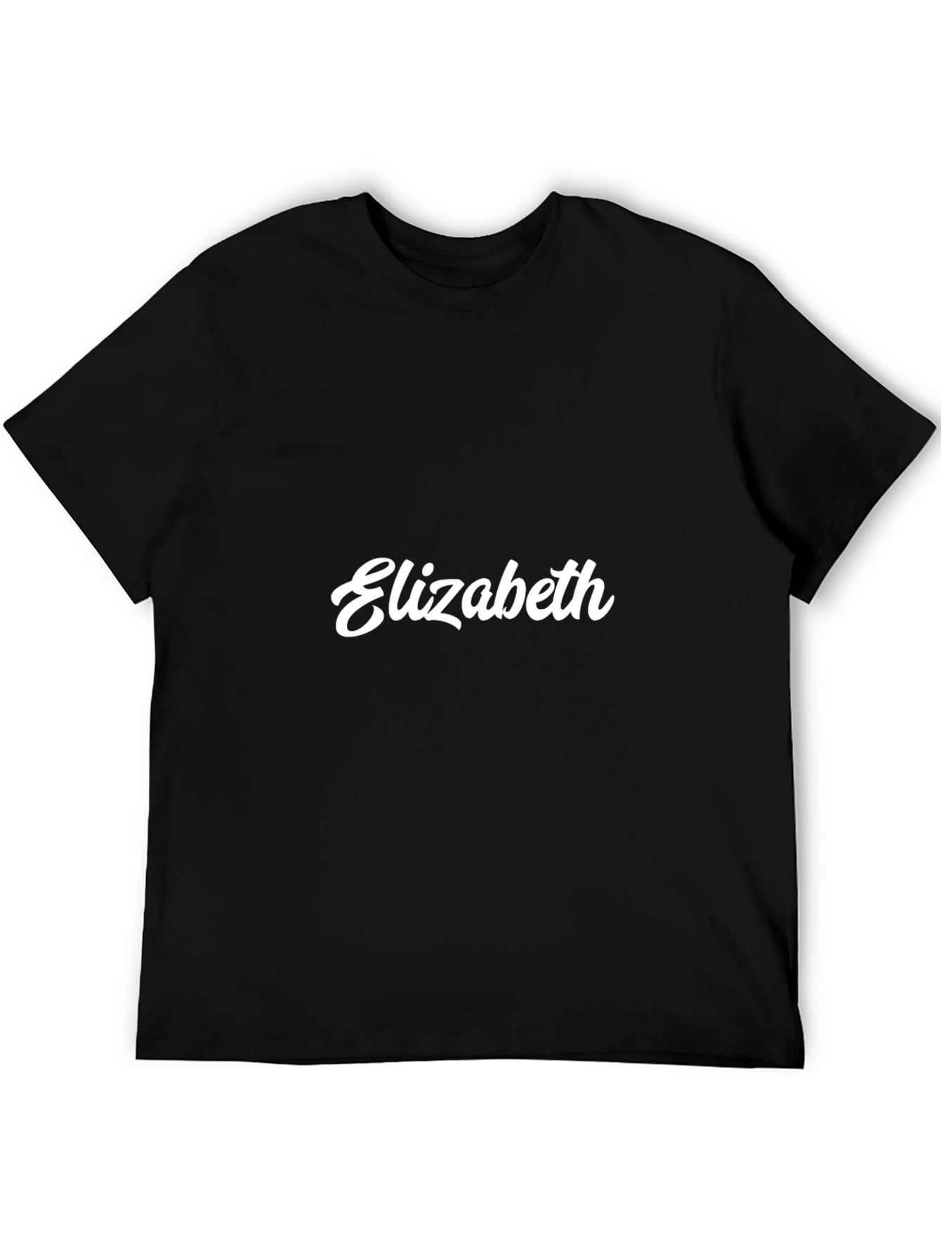 Personalized Elizabeth Black T-Shirt