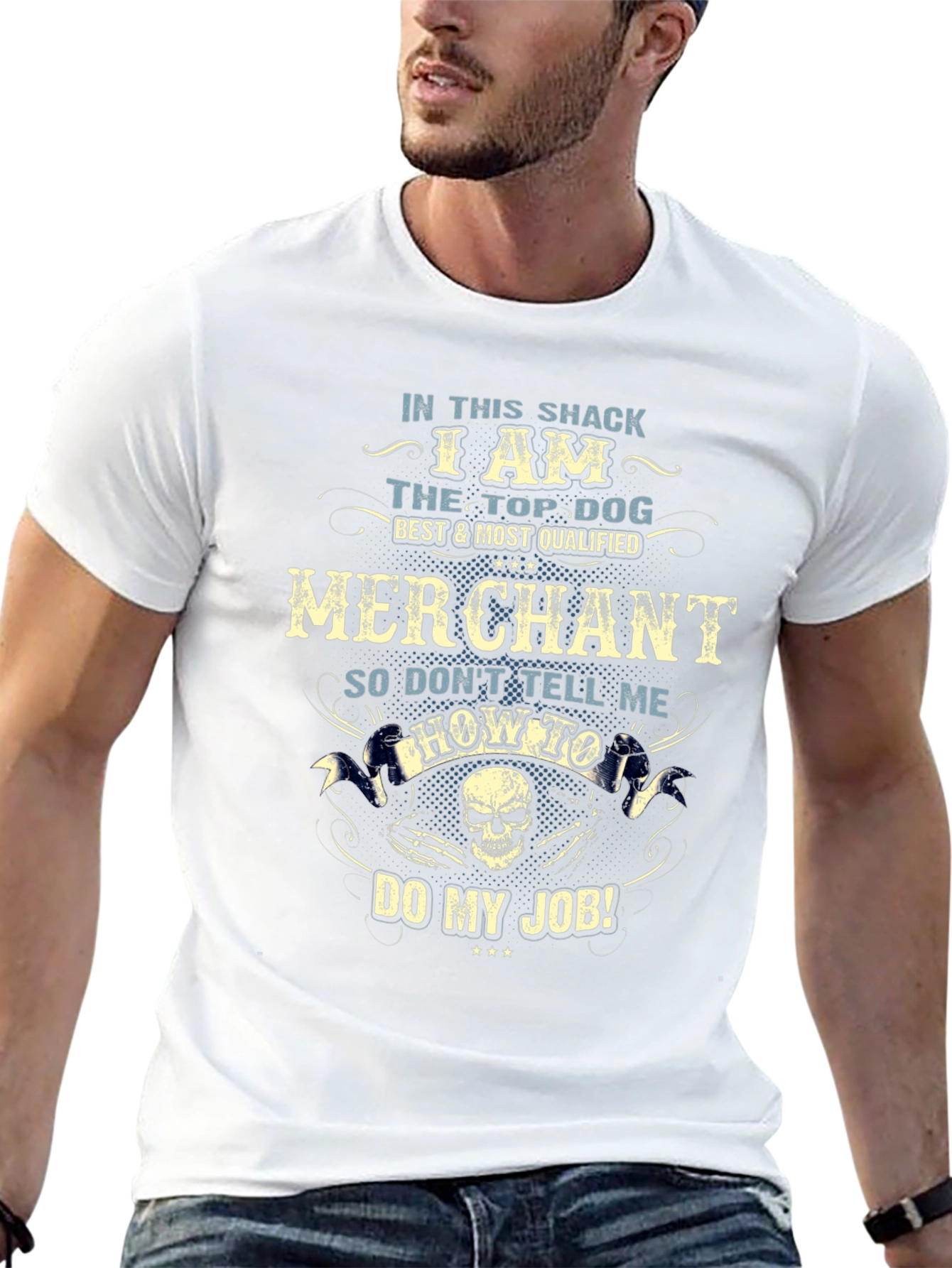 Merchant Top Dog Graphic T-Shirt