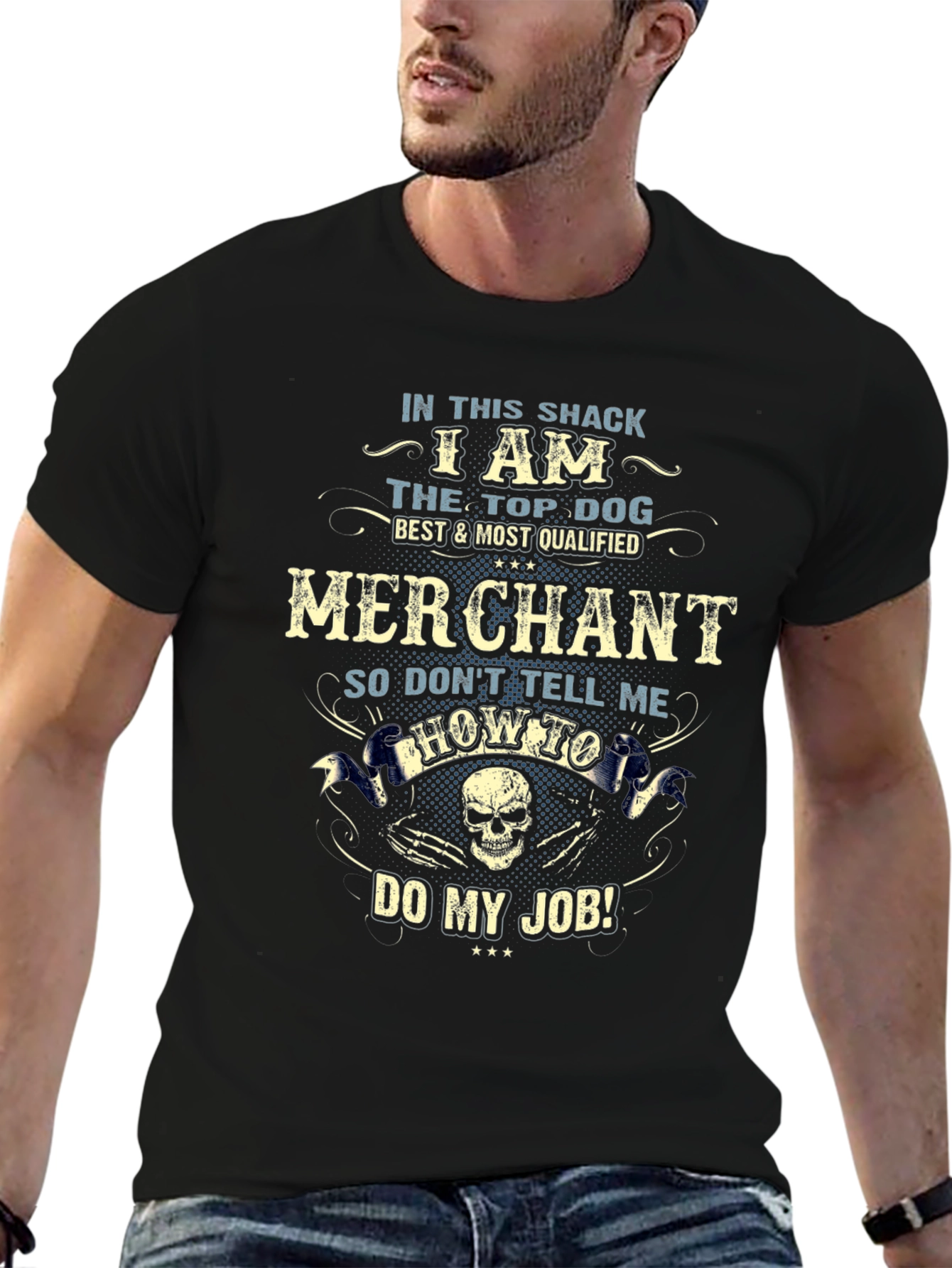 Merchant Top Dog Graphic T-Shirt