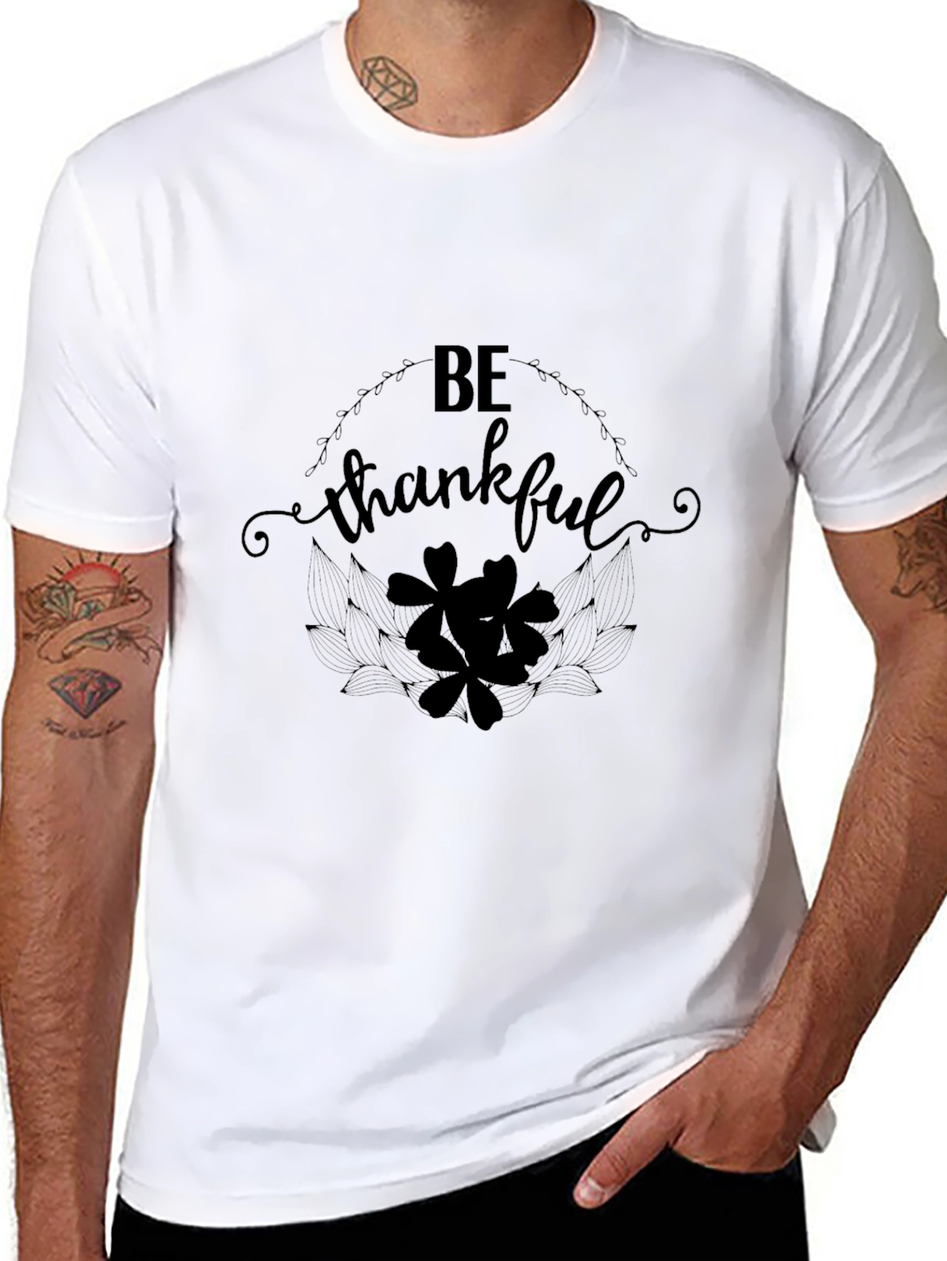 Be Thankful T-Shirt - Stylish Design