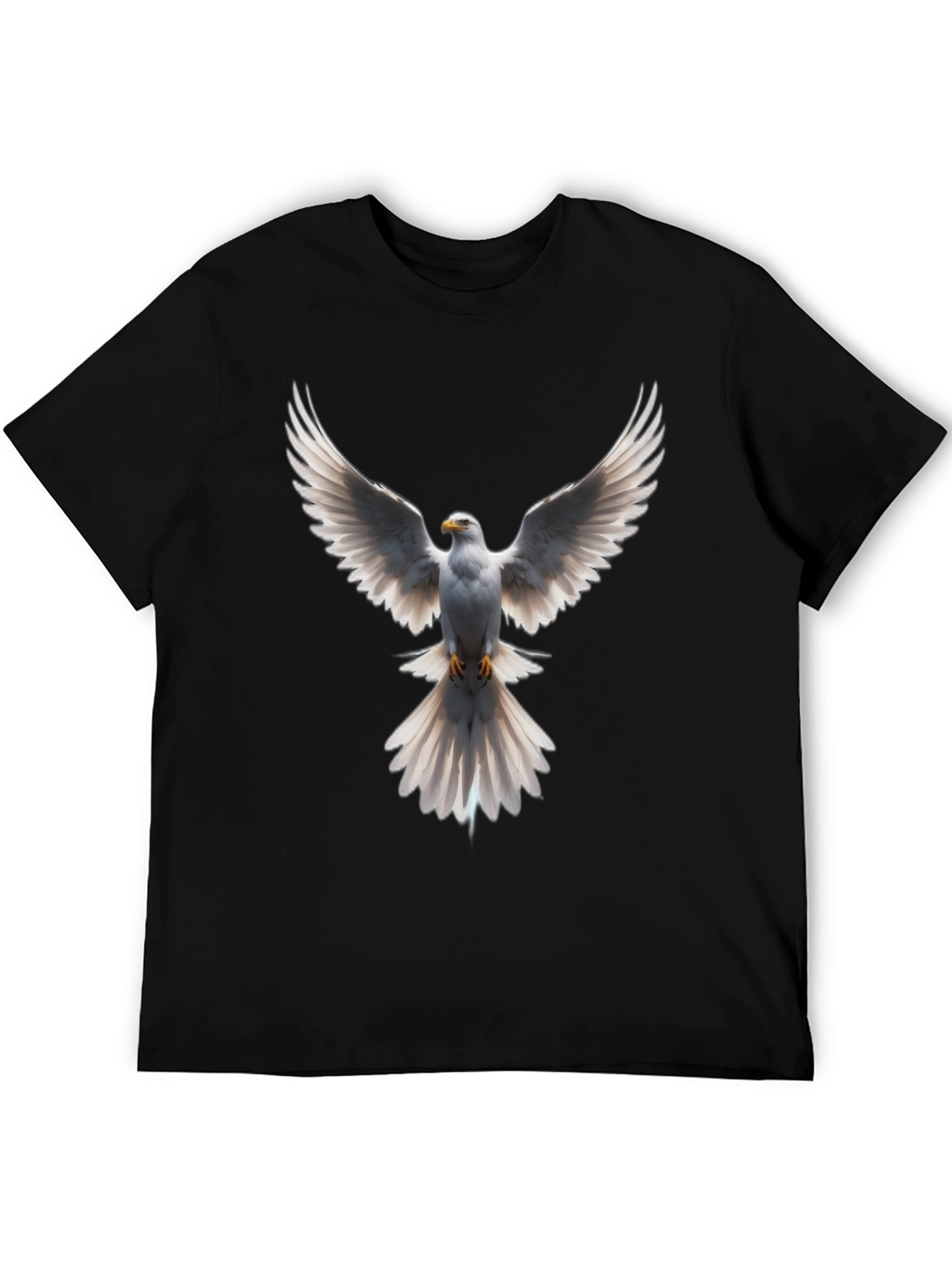Dove Graphic Print Black T-Shirt