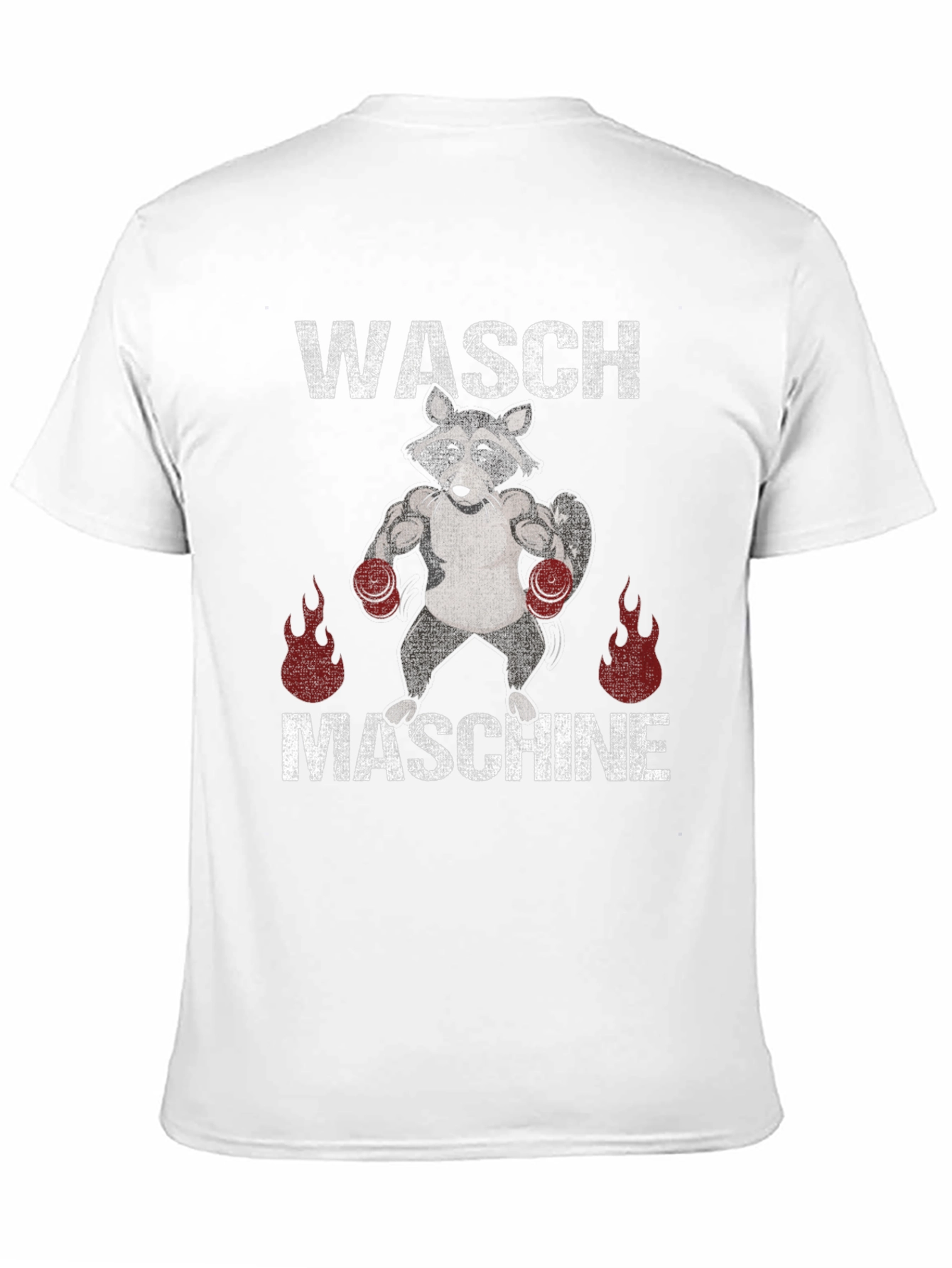 Waschmaschine Raccoon Boxing T-Shirt