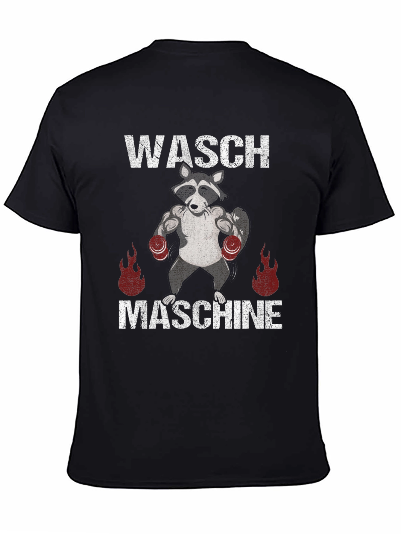 Waschmaschine Raccoon Boxing T-Shirt