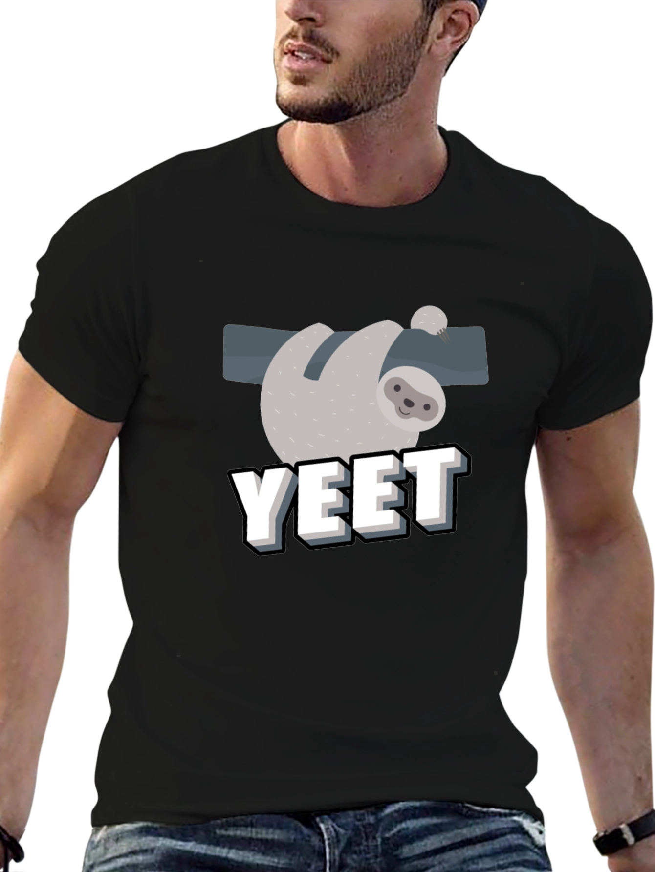 Sloth YEET T-Shirt - Funny Graphic Tee