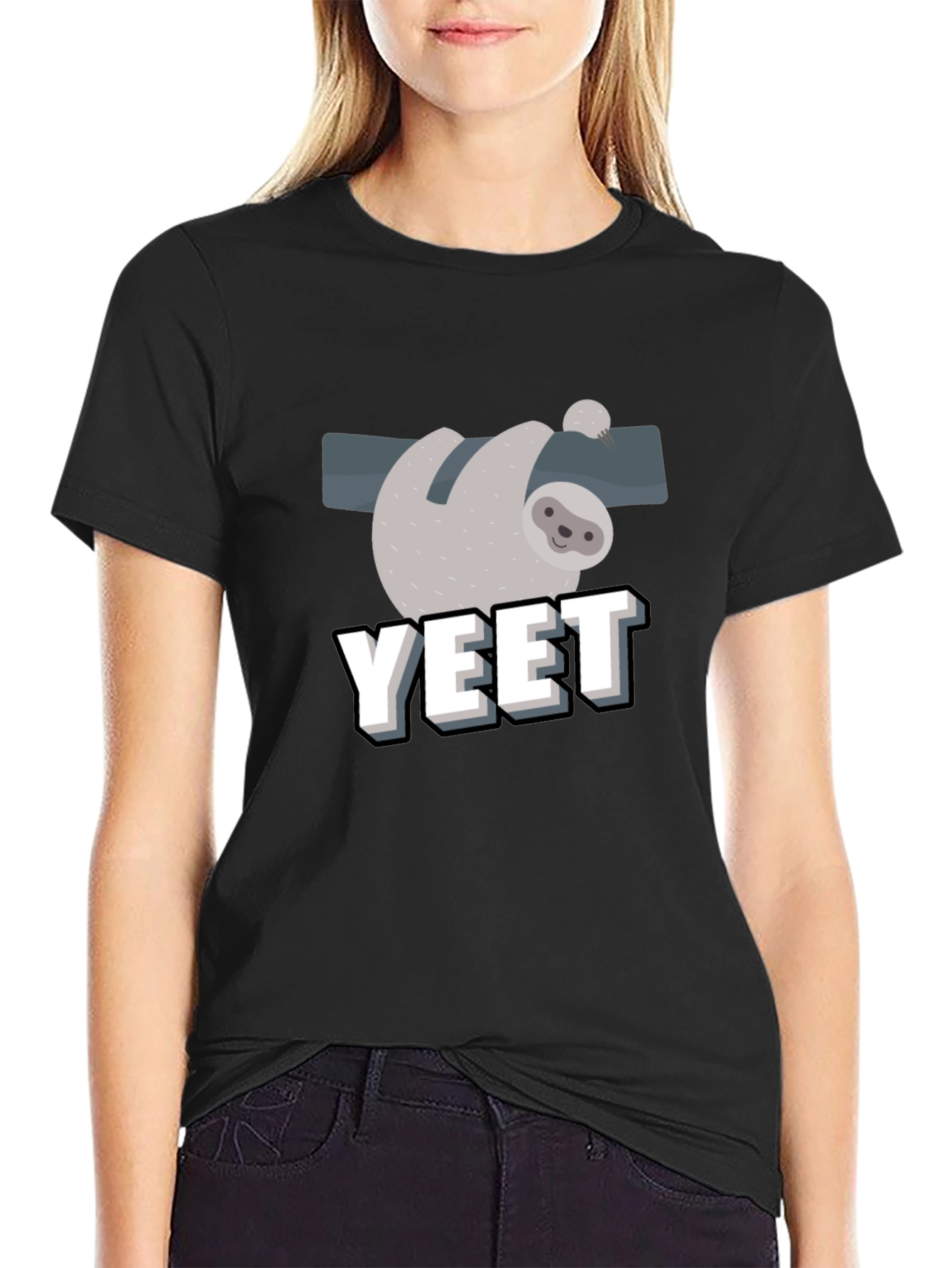 Sloth YEET T-Shirt - Funny Graphic Tee