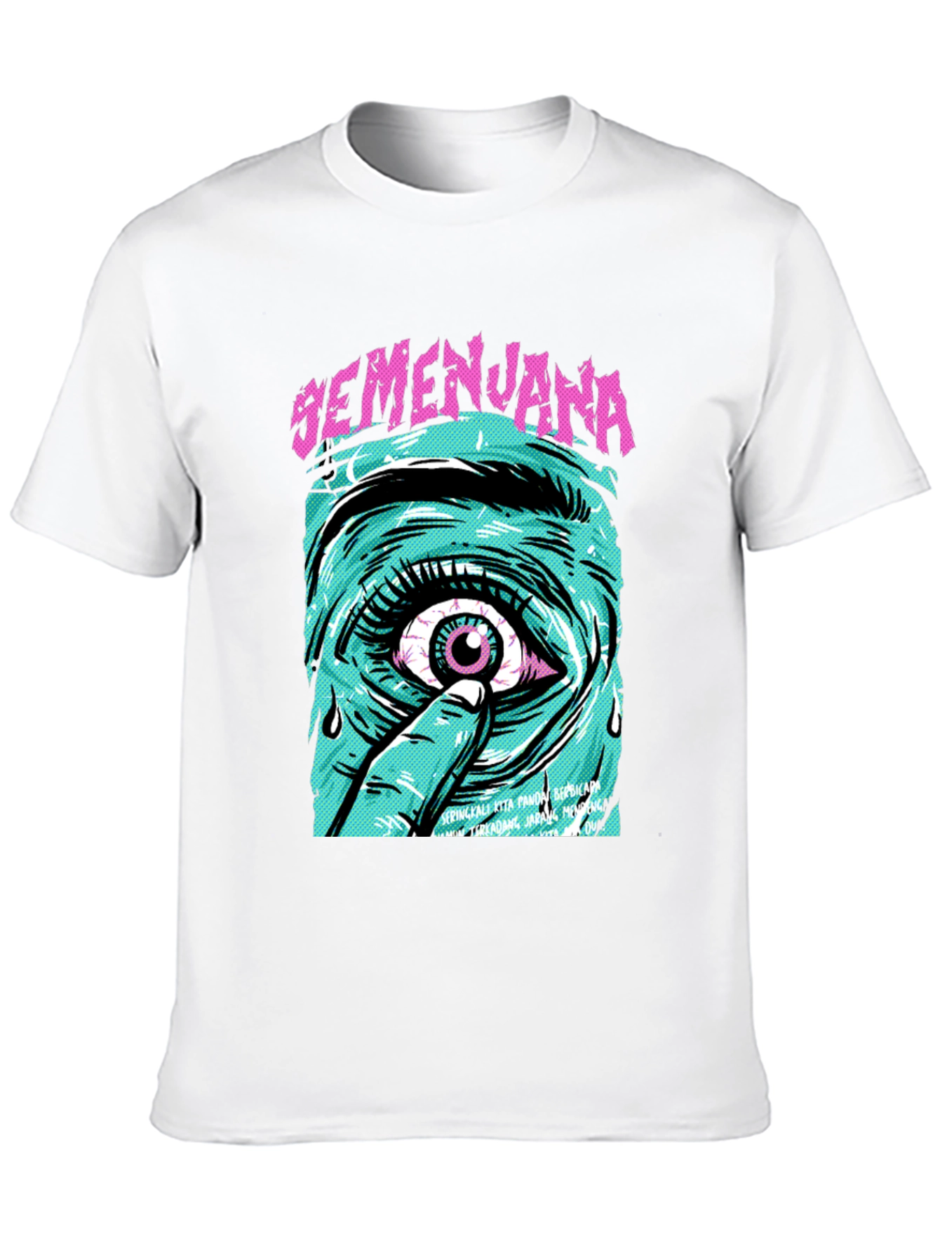 Eye Graphic Tee - Semenjana Black T-Shirt