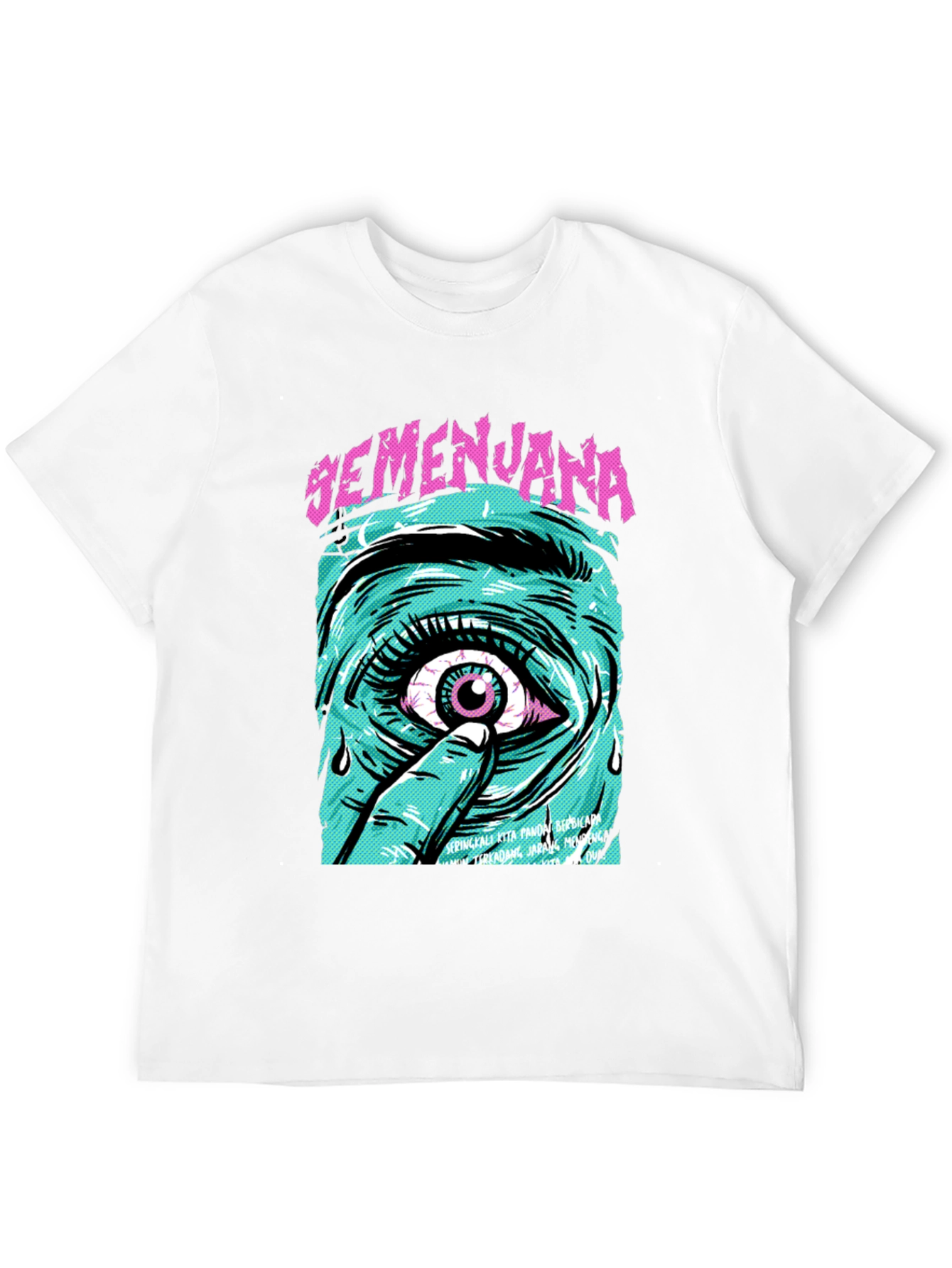 Eye Graphic Tee - Semenjana Black T-Shirt