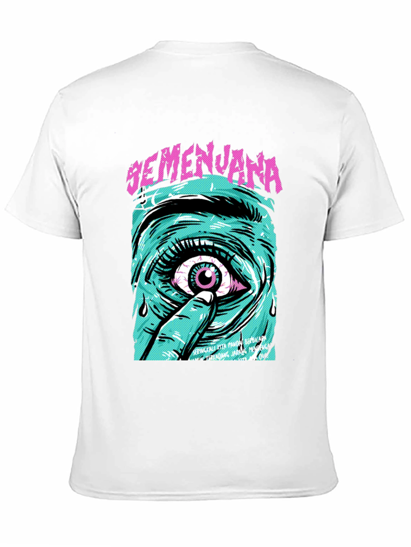 Eye Graphic Tee - Semenjana Black T-Shirt