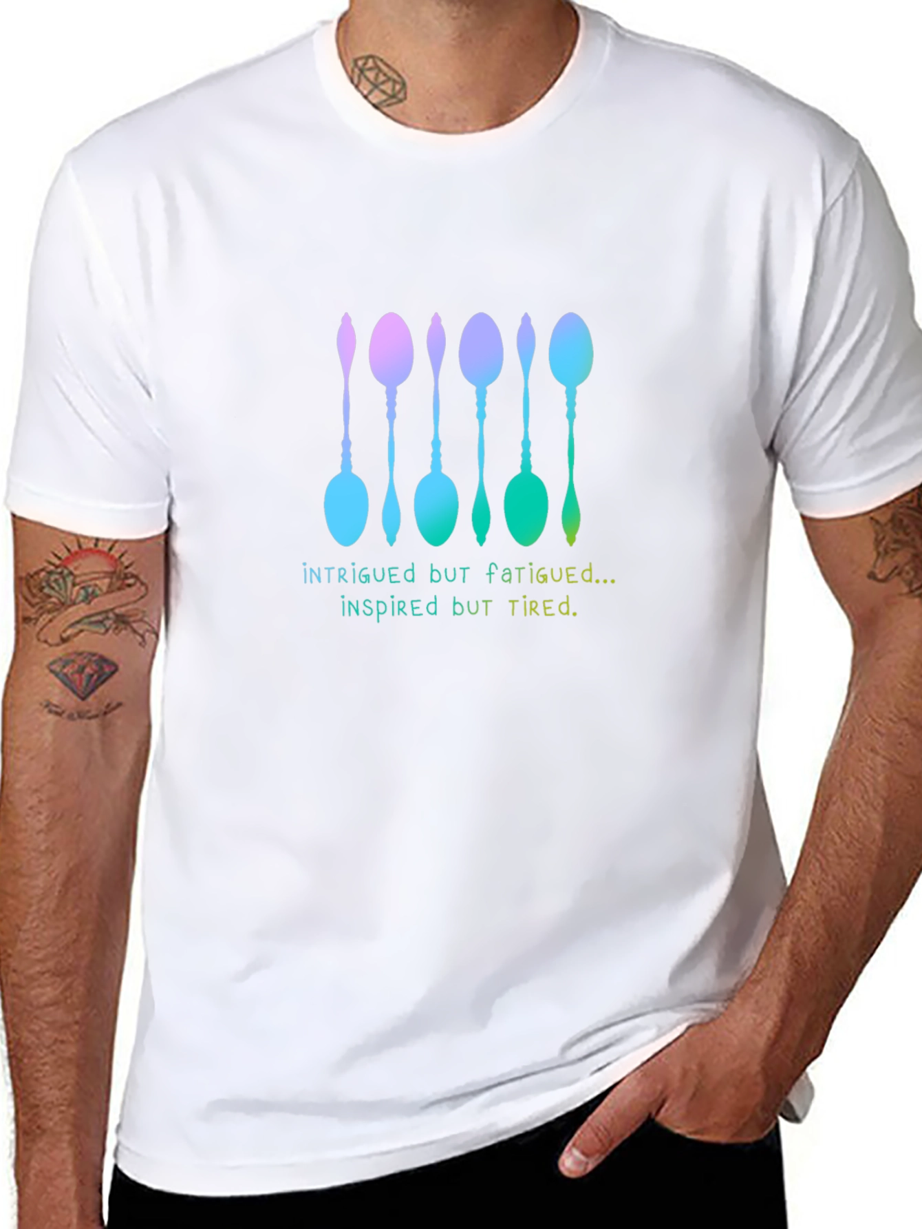 Intrigued But Fatigued Spoon T-Shirt