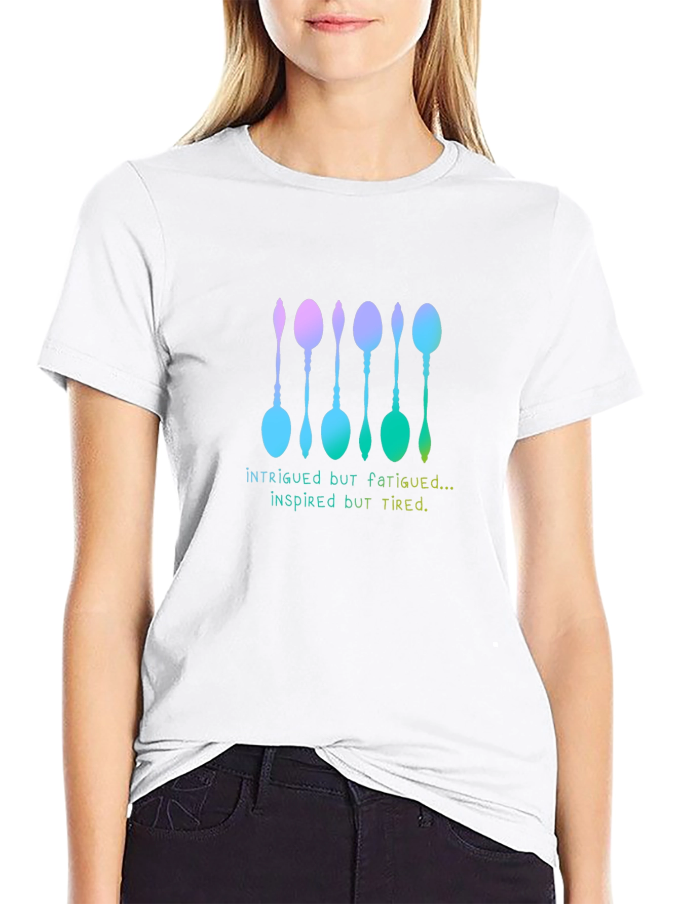 Intrigued But Fatigued Spoon T-Shirt