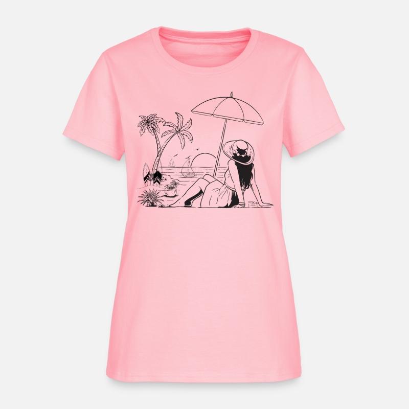 Girl Enjoying Summer on Beach | Tropical Summer