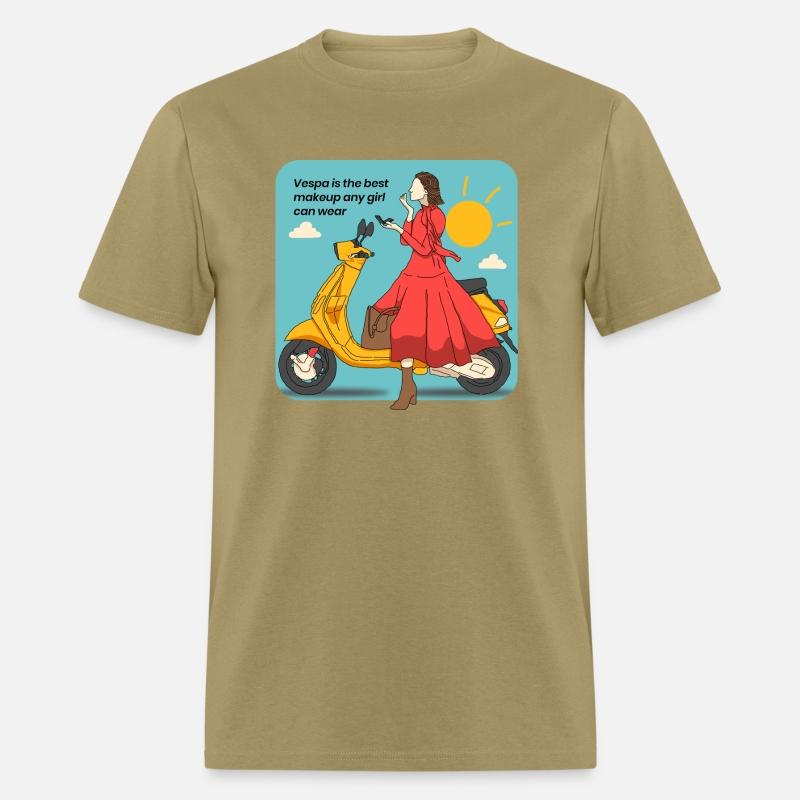 girl power vespa s illustration