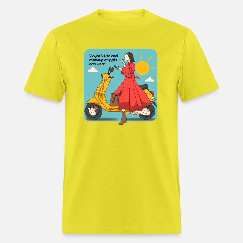 girl power vespa s illustration